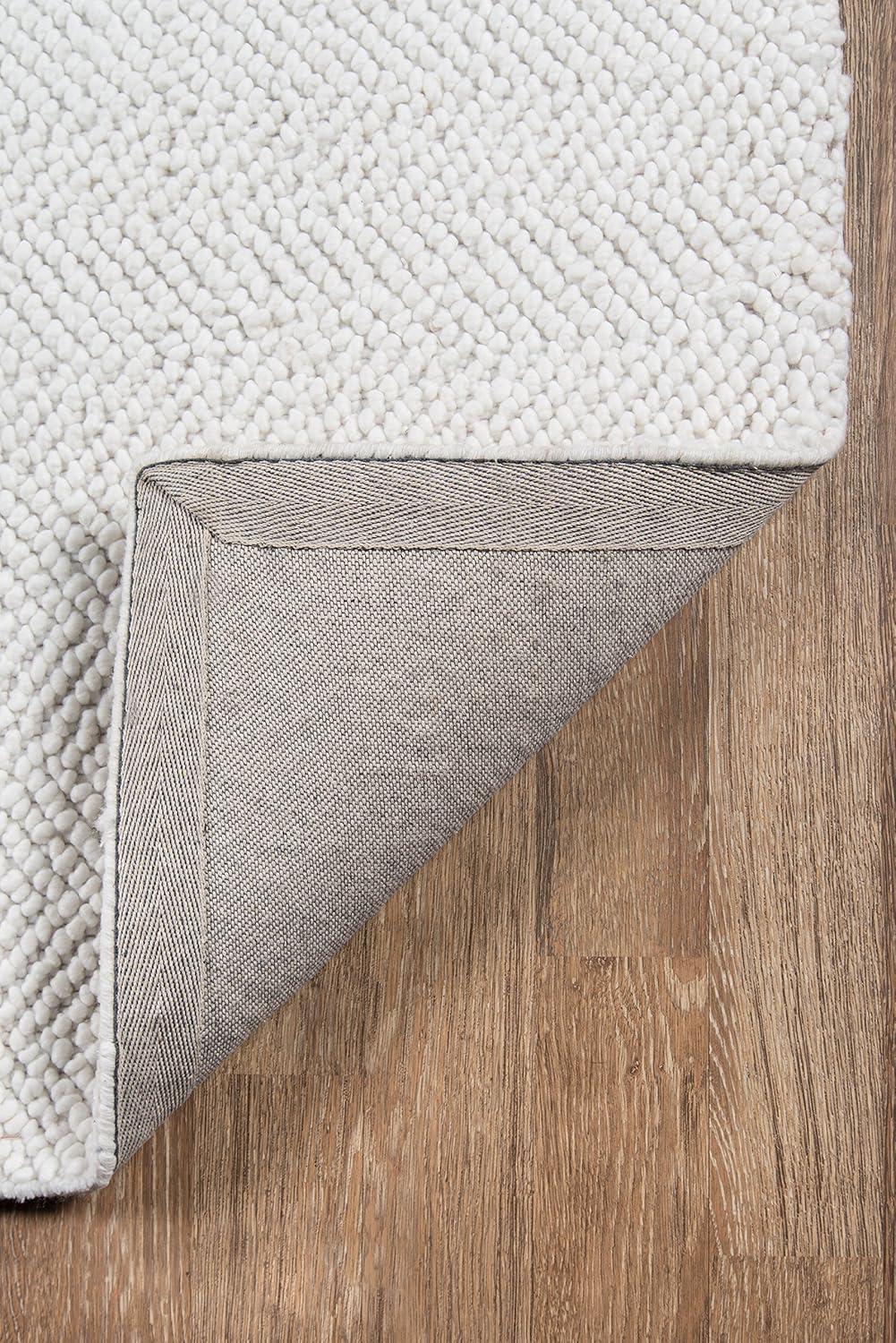 Erin Gates Contemporary Rectangle Area Rug, Ivory, 8'9" X 11'9"