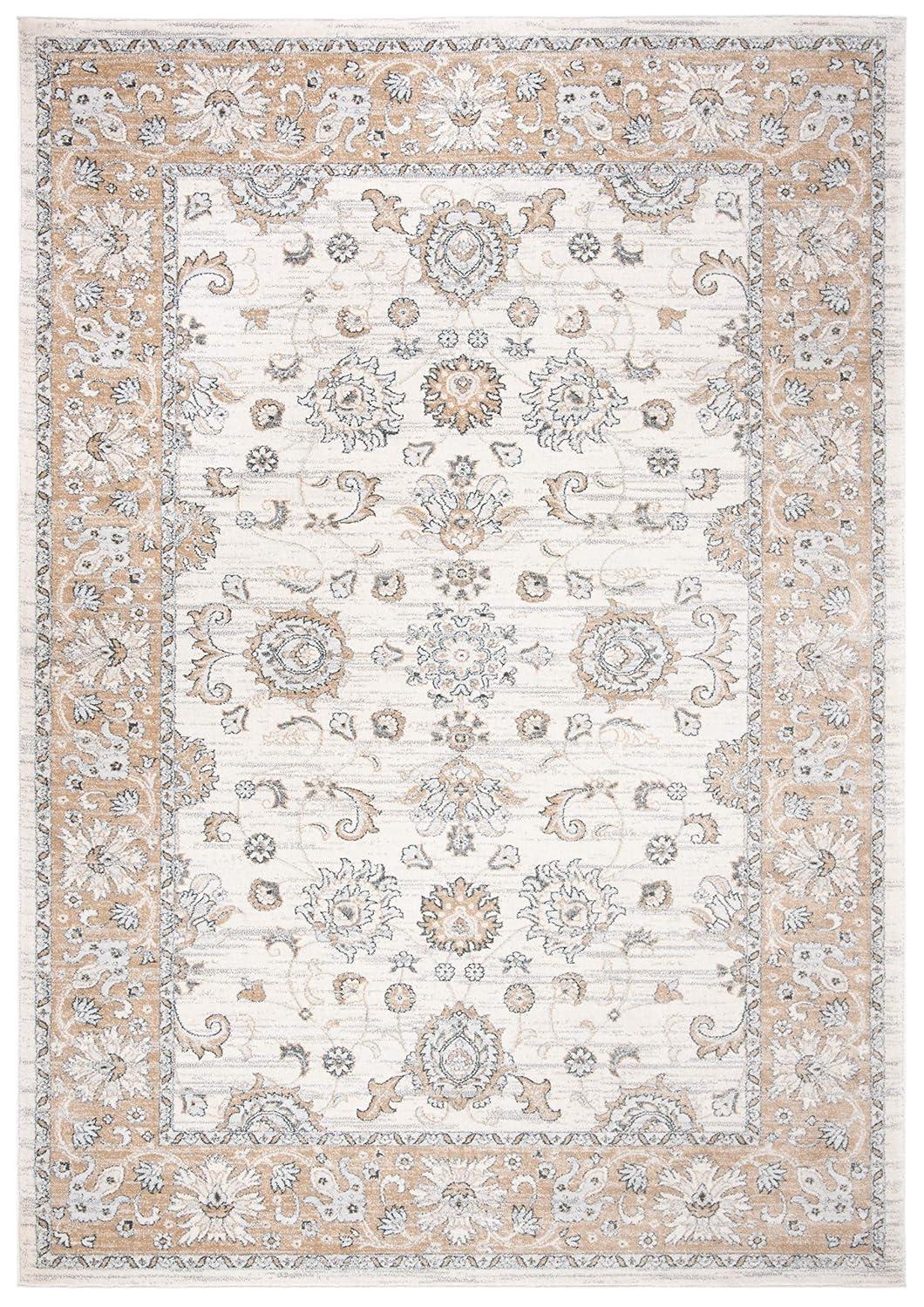 Isabella ISA940 Power Loomed Area Rug - Cream/Beige - 8'x10' - Safavieh