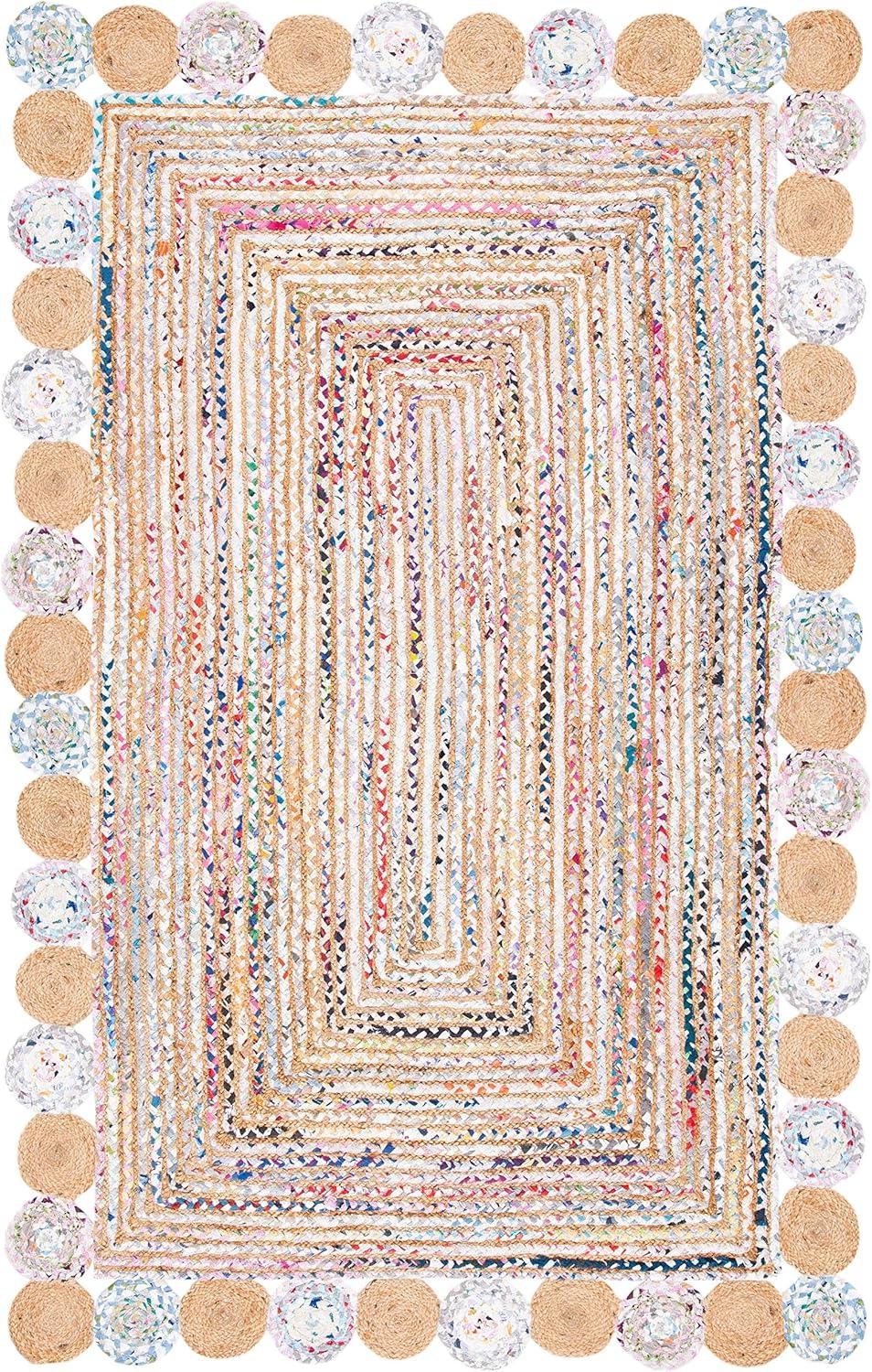 SAFAVIEH Cape Cod Kyle Geometric Area Rug, Beige/Multi, 2' x 3'