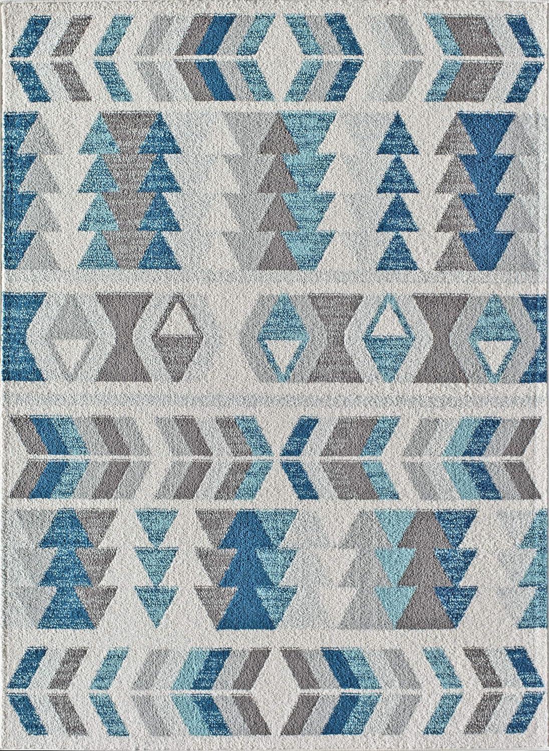 Rugs America Mika Geometric Contemporary Area Rug