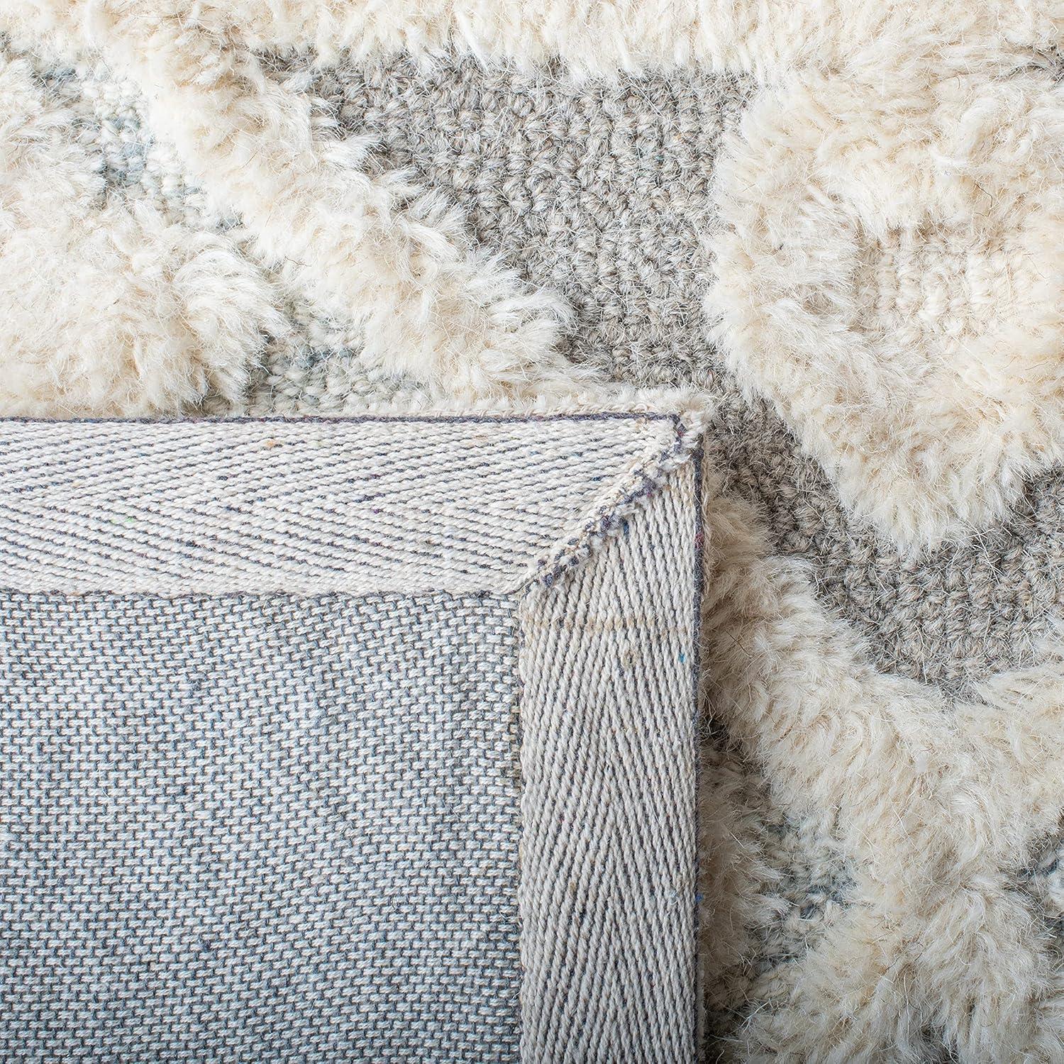 Metro MET110 Hand Tufted Indoor Area Rug - Ivory/Grey - 8'x10' - Safavieh