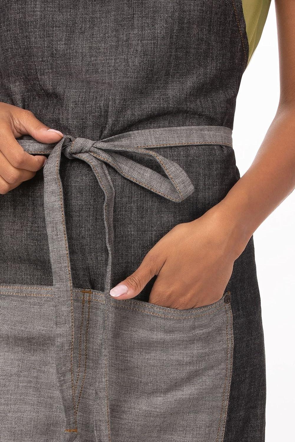 Chef Works Unisex Manhattan Bib Apron