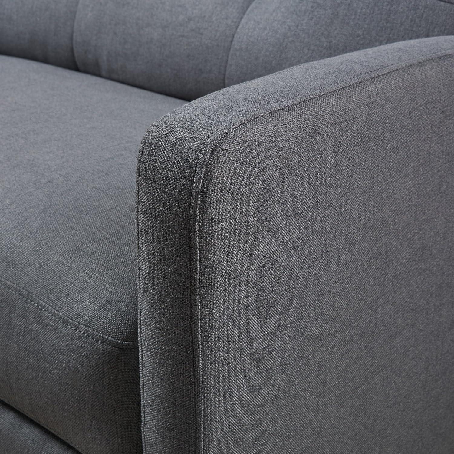 Halima 2-Seater Recliner - Charcoal - Christopher Knight Home: Precision Mechanism, Polyester Upholstery