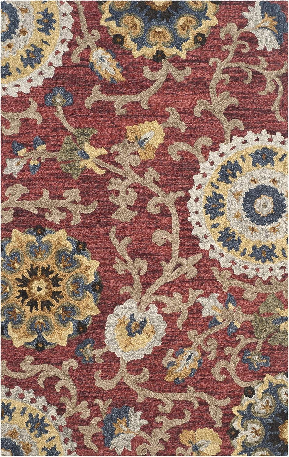 Blossom BLM401 Hand Tufted Area Rug  - Safavieh