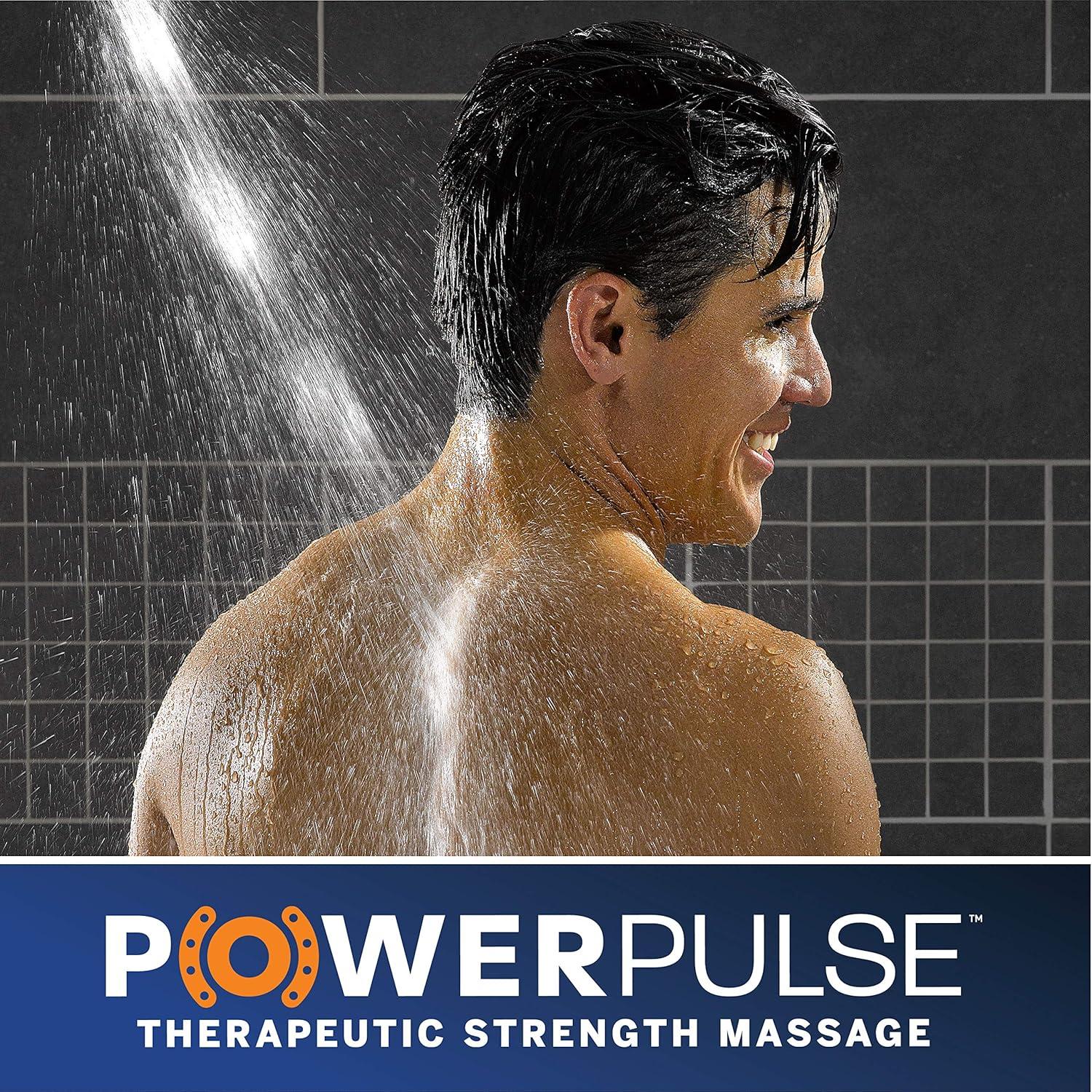 Waterpik 6-Spray Showerhead with PowerPulse in Brushed Nickel