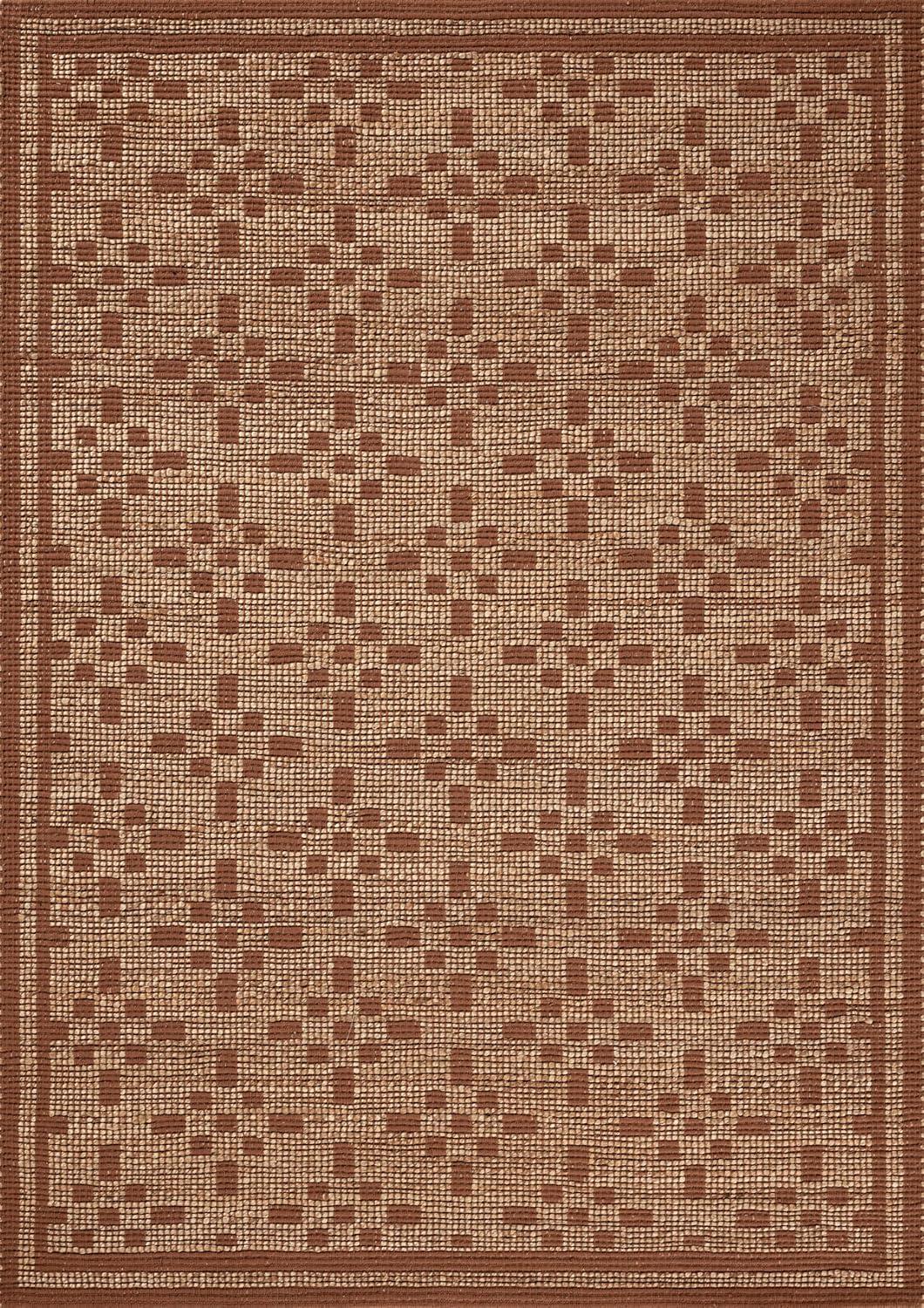 Judy II Jute-Blend Rug by Chris Loves Julia x Loloi - Natural and Spice / 8'6" x 11'6"