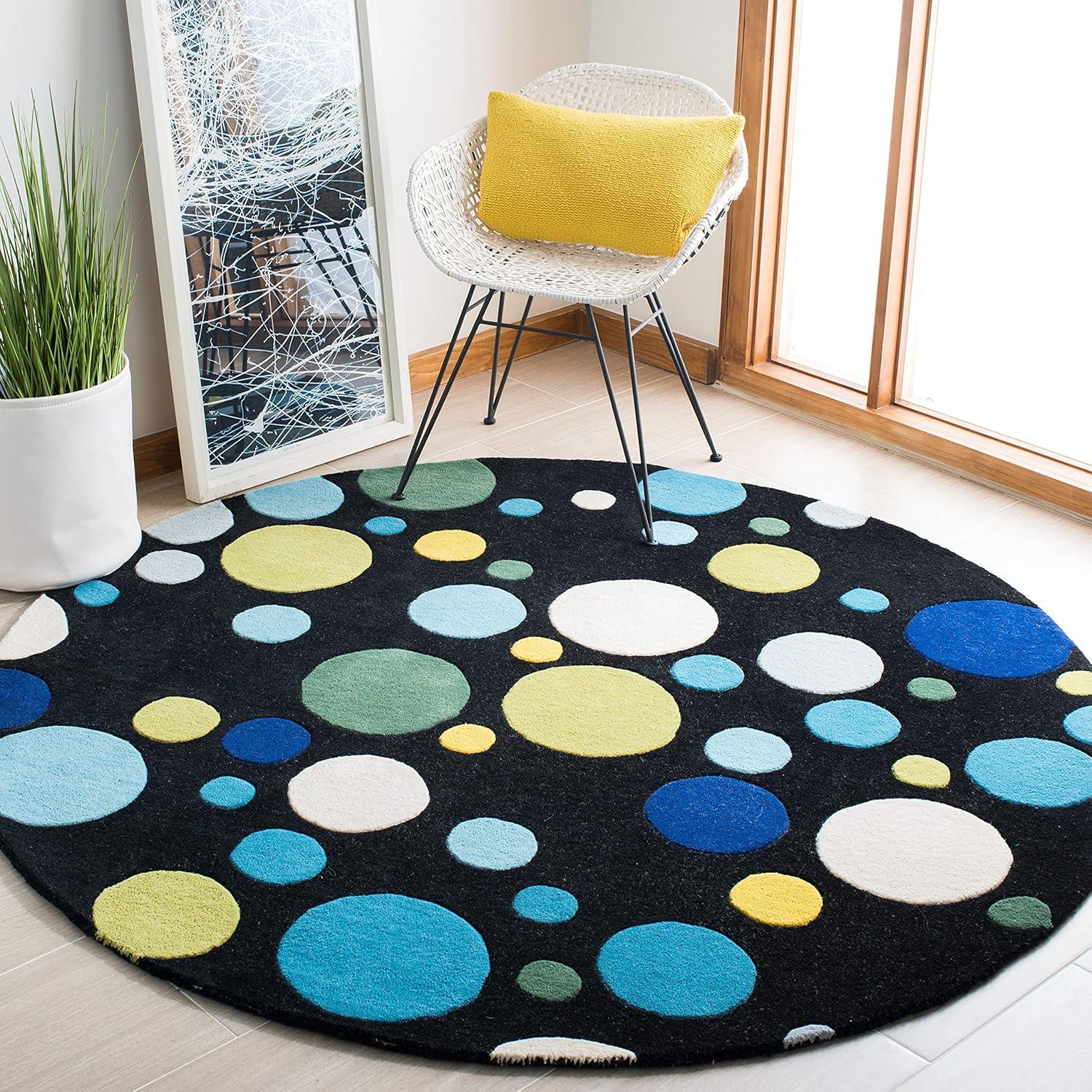 Soho SOH753 Hand Tufted Indoor Area Rug - Grey/Multi - 5'x8' - Safavieh