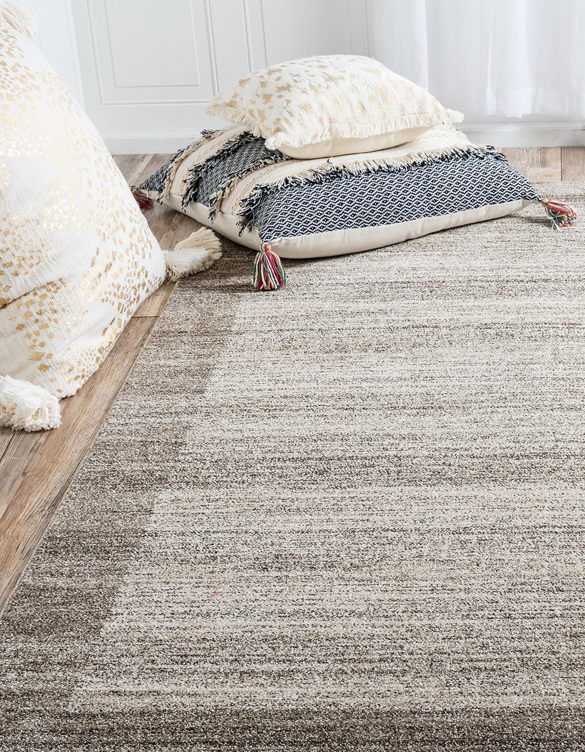 Unique Loom Del Mar Abigail Solid Indoor Woven Area Rug