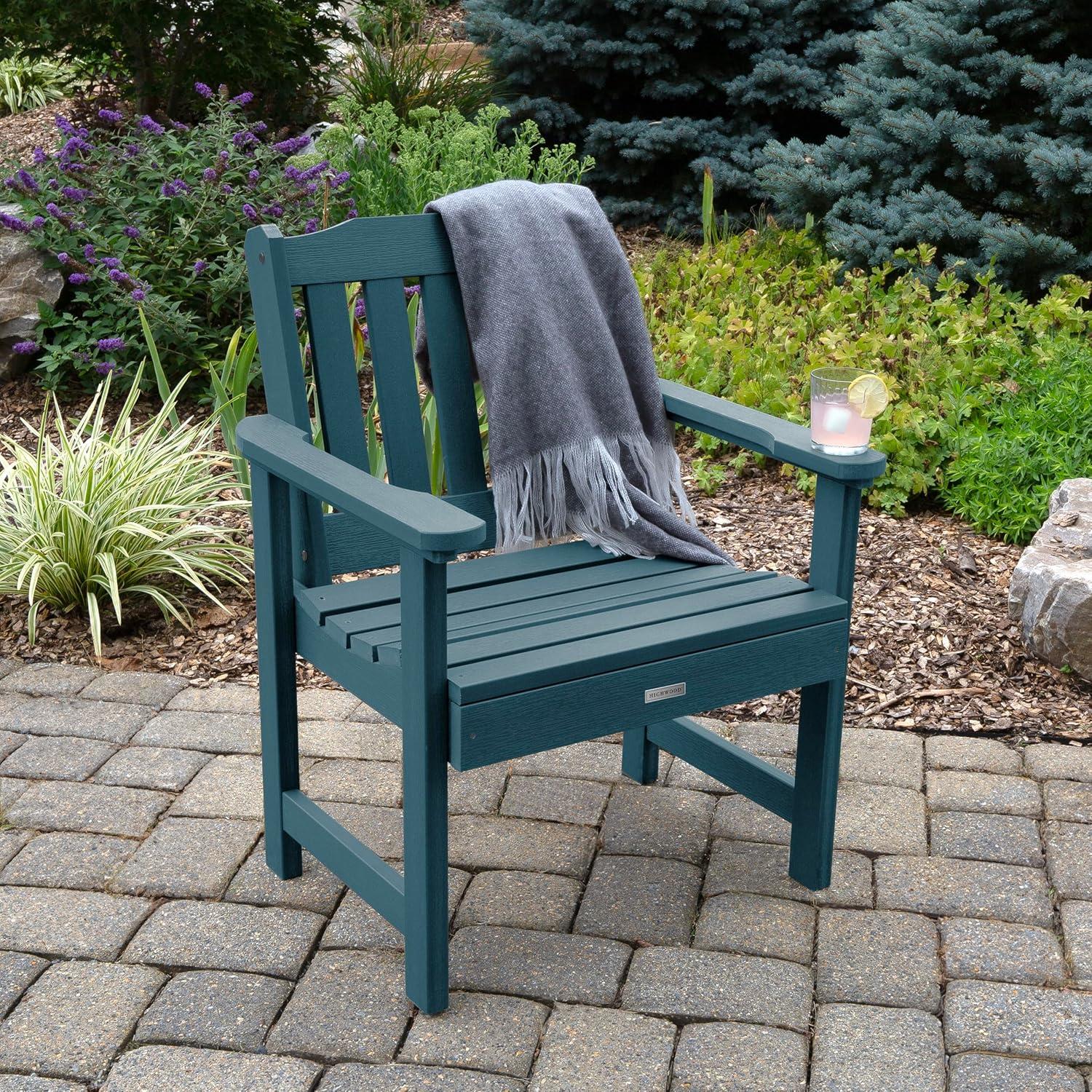 highwood  Lehigh Synthetic Wood Garden Chair Nantucket Blue