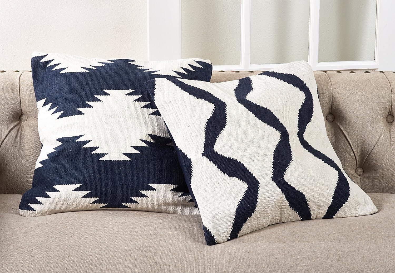 Conley Chevron Down Throw Pillow