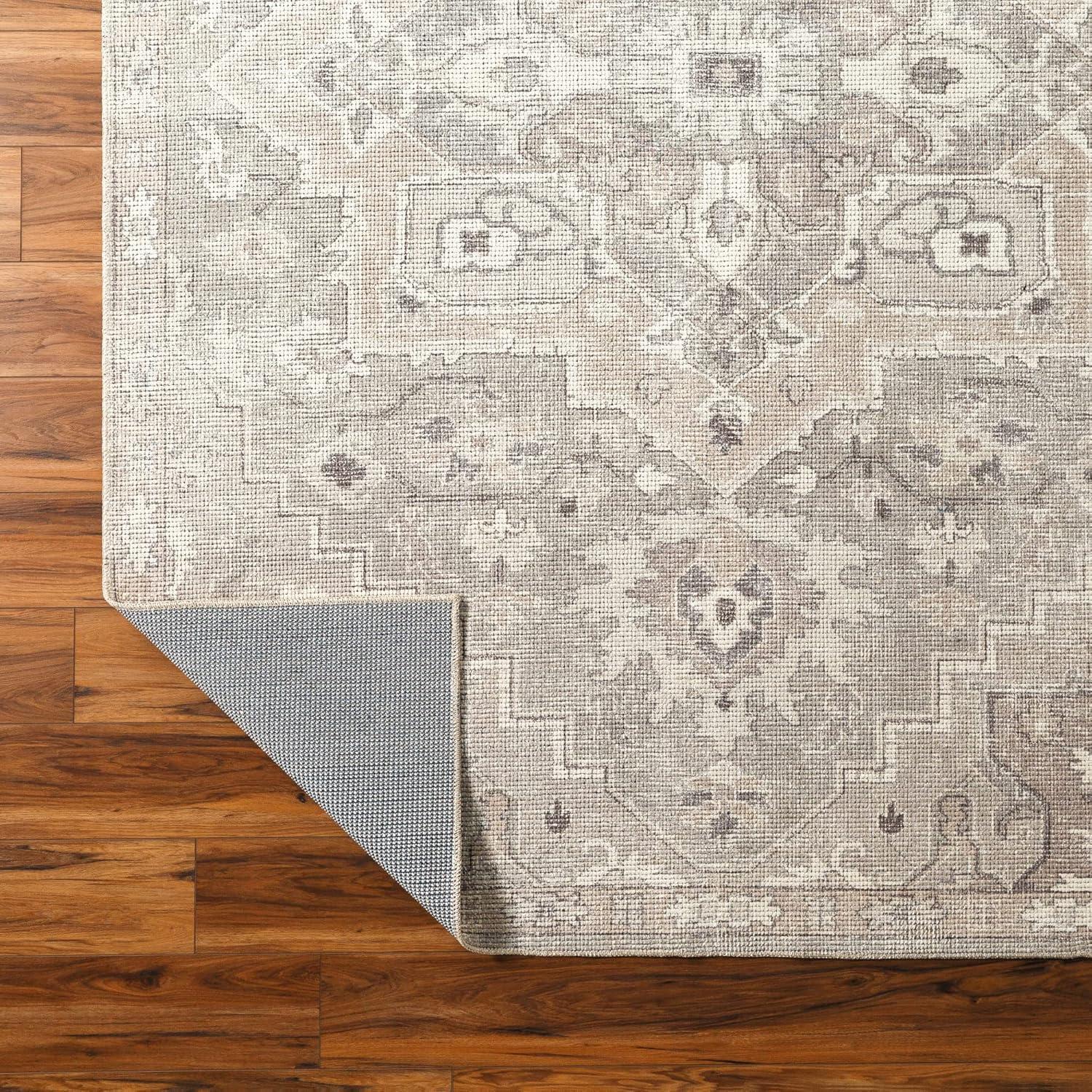 Becki Owens x Livabliss Elle Oriental Light Gray/Beige Area Rug