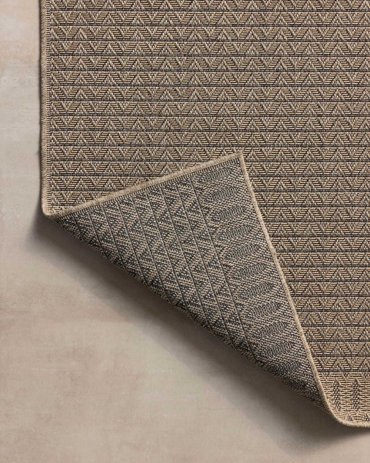 Chris Loves Julia x Loloi Chris Loves Julia x Loloi Providence Natural / Graphite Indoor/Outdoor Area Rug