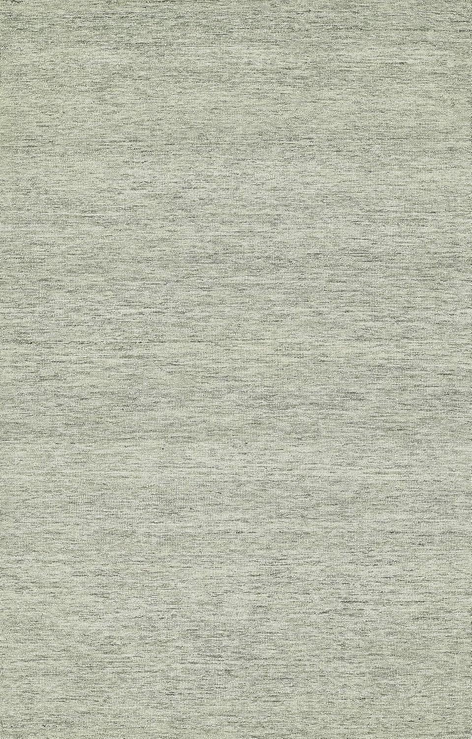 Momeni 2'x3' James Solid Handtufted Accent Rug Sage Green: Wool, Low Pile, Indoor, Rectangle, Cotton Backing