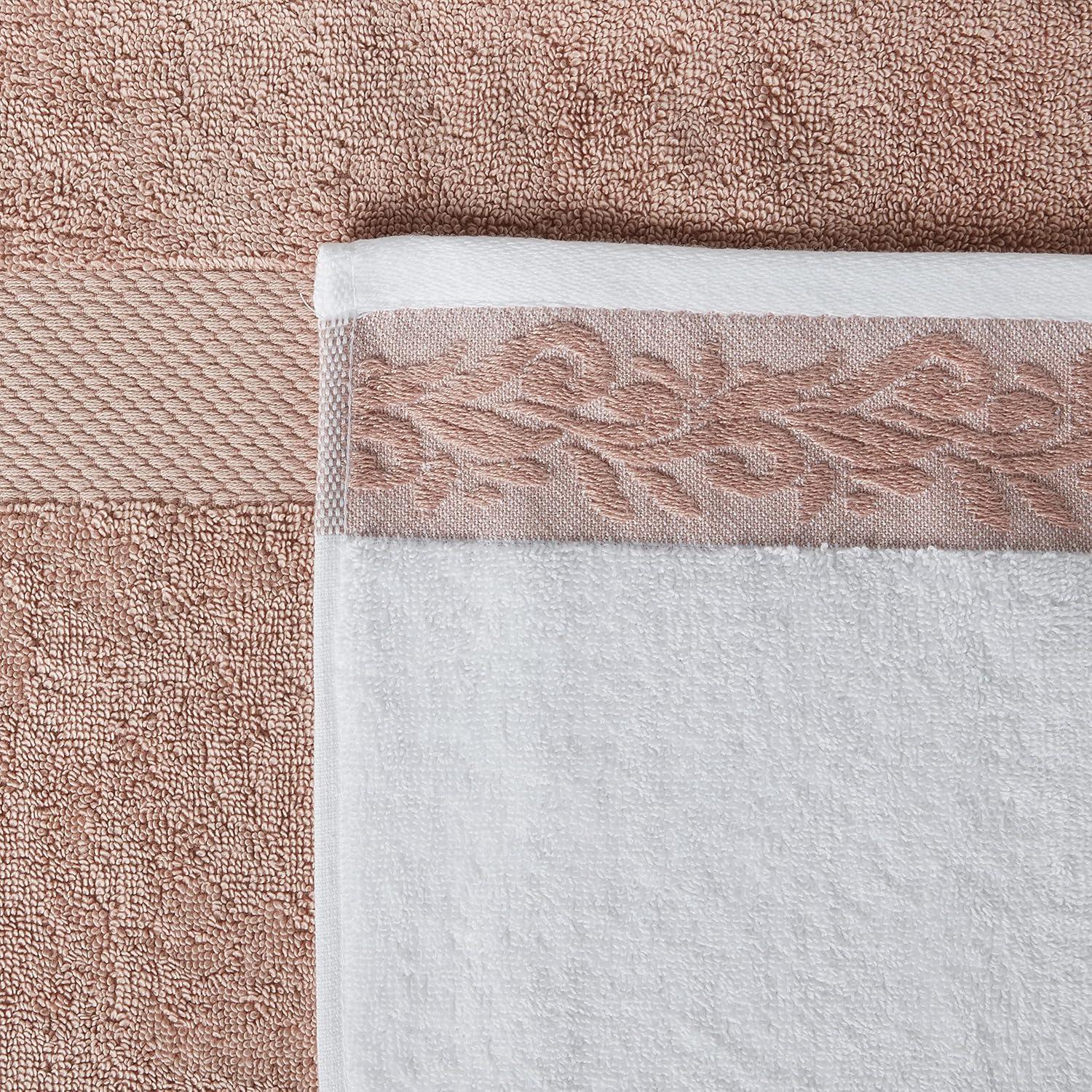 Modern Threads Modern Threads 600 GSM 6-Piece Towel Set with Filgree Jacquard Border