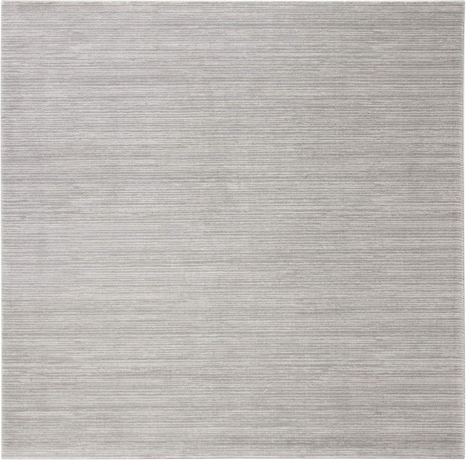 SAFAVIEH Vision Adrasteia Overdyed Solid Area Rug, 10' x 10' Square, Silver