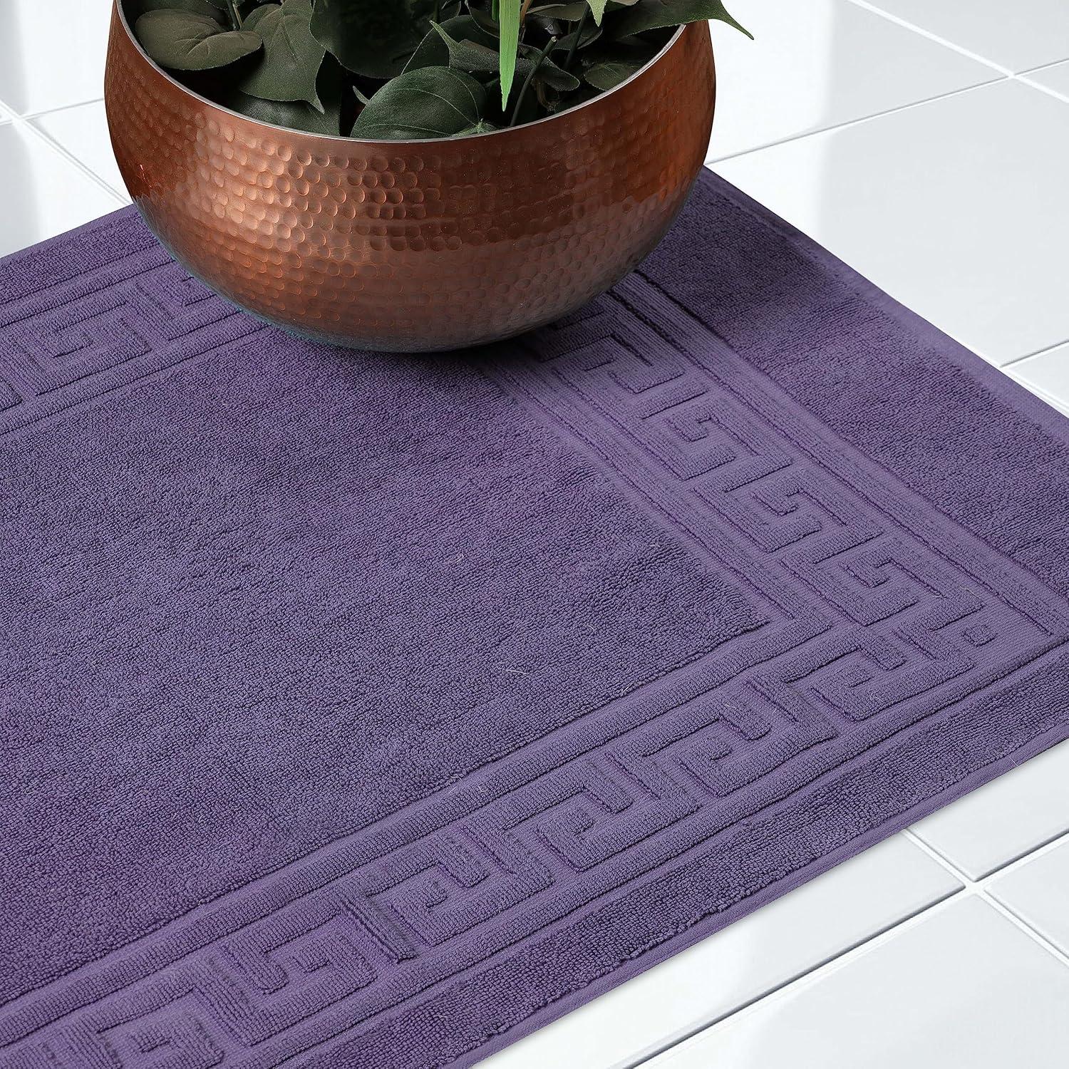 Impressions Bison 2-Piece Absorbent Cotton Bath Mat