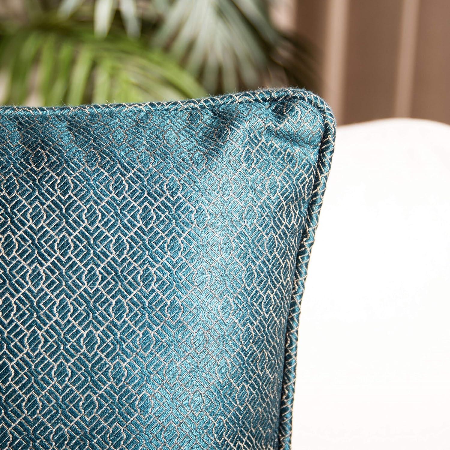 Aderyn Pillow - Teal - 18"X18" - Safavieh