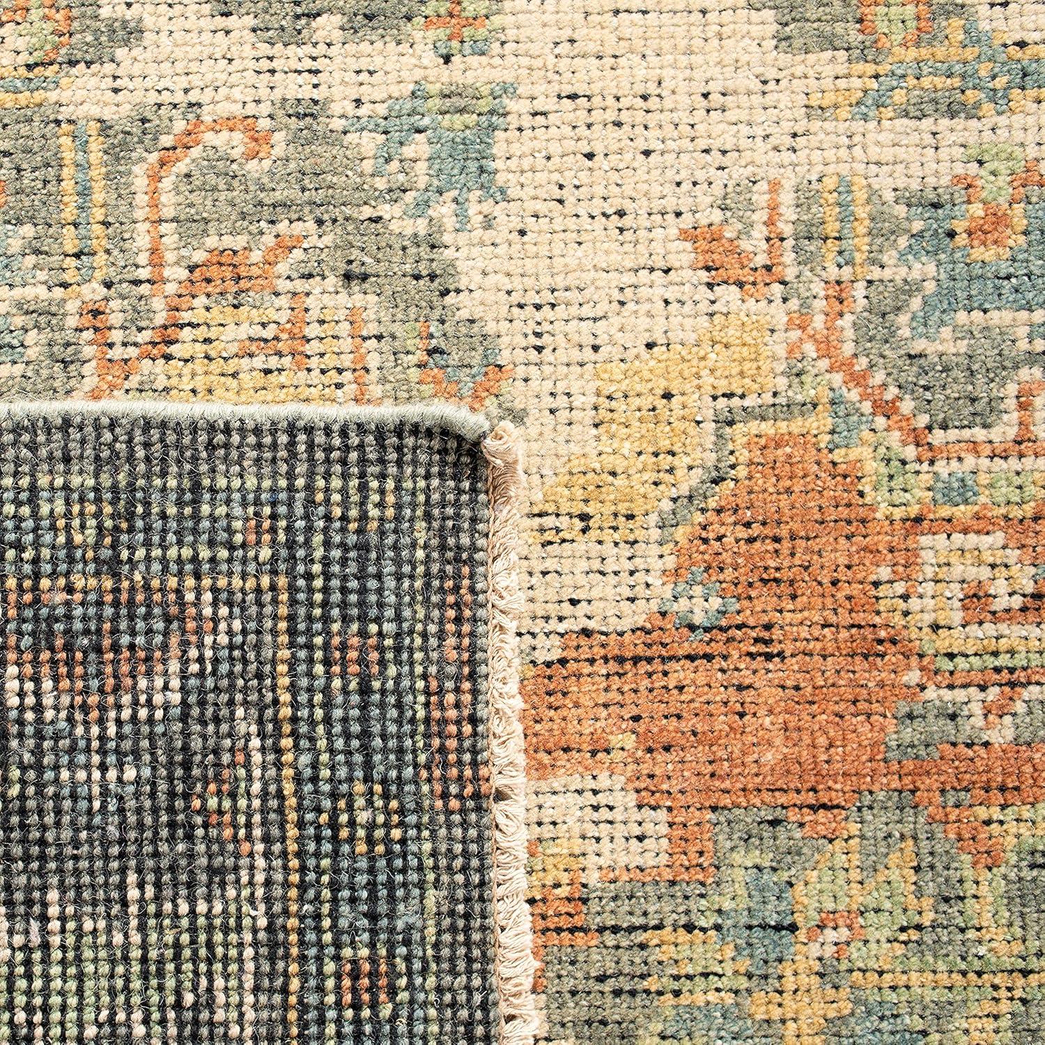 Izmir IZM101 Hand Knotted Area Rug - Rust/Taupe - 8'x10' - Safavieh