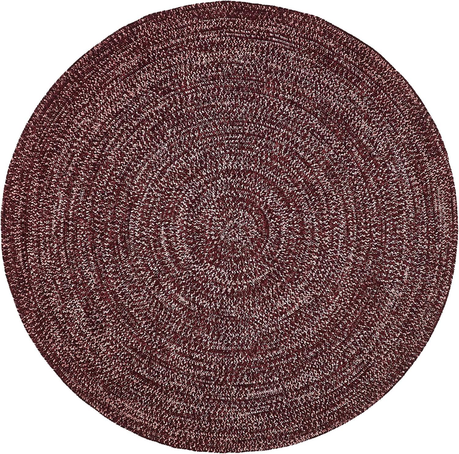 Better Trends Chenille Tweed Braid Reversible Indoor Area Utility Rug 100% Polyester, 30" x 50" Oval, Diluth & Emerald