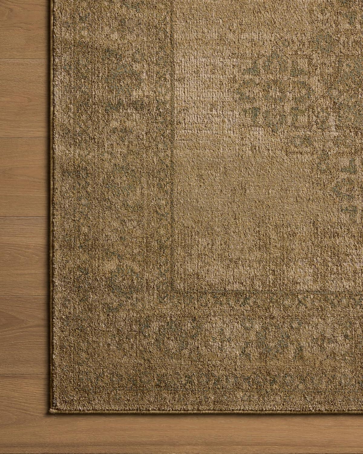 Mona Antique Spa 5' x 8' Wool Cotton Area Rug