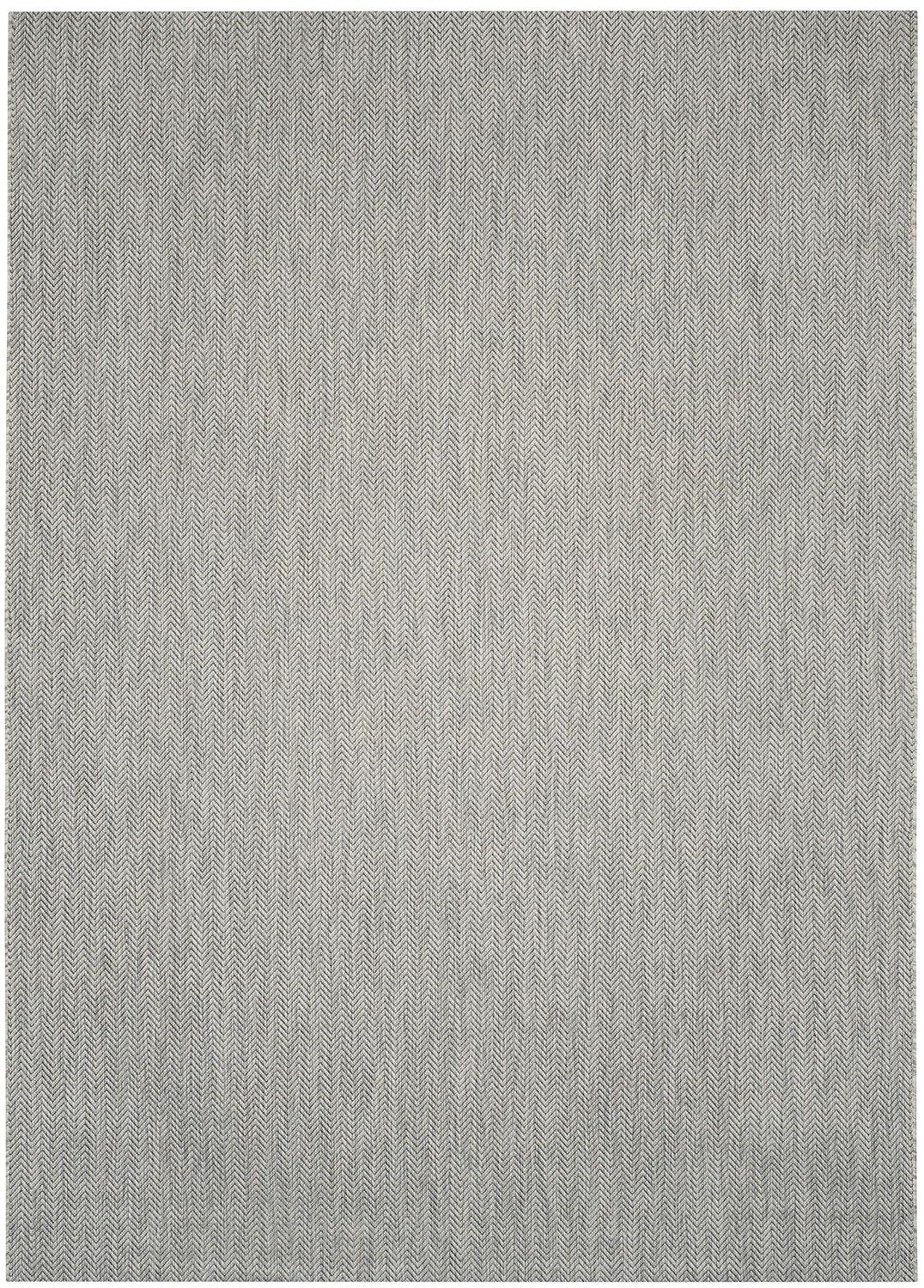 Courtyard CY8022 Power Loomed Indoor and Outdoor Area Rug - Grey/Navy - 8'x11' - Safavieh