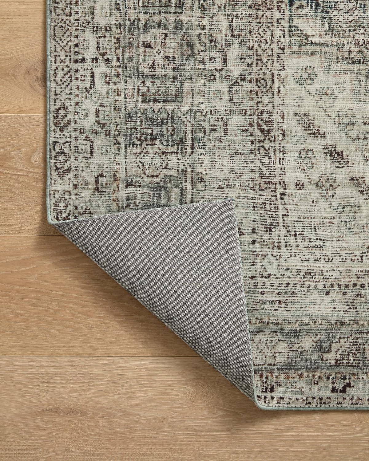 Magnolia Home By Joanna Gaines X Loloi Sinclair Machine Washable Natural / Sage Area Rug