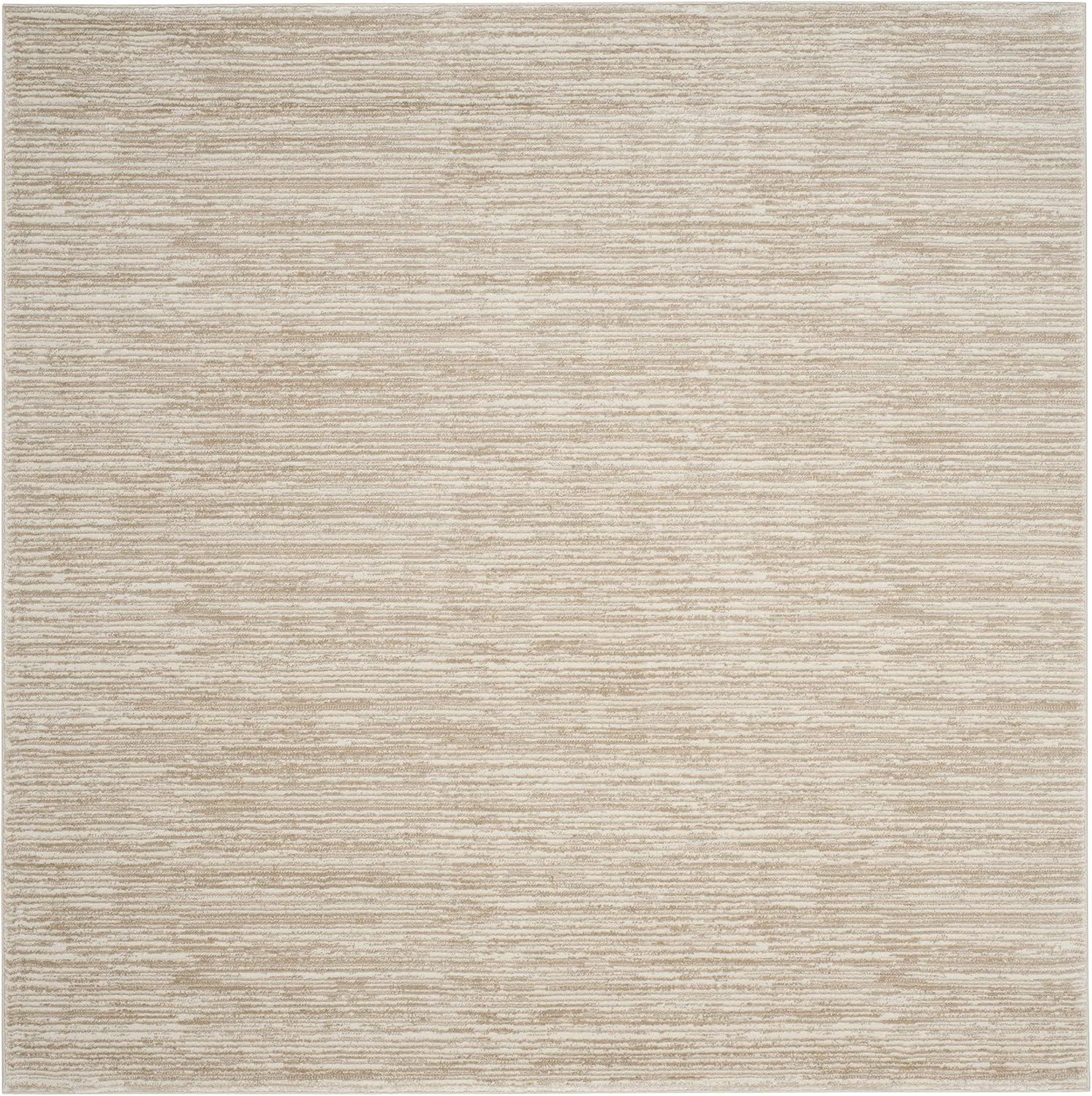 SAFAVIEH Vision Adrasteia Overdyed Solid Area Rug, Cream, 6'7" x 6'7" Square