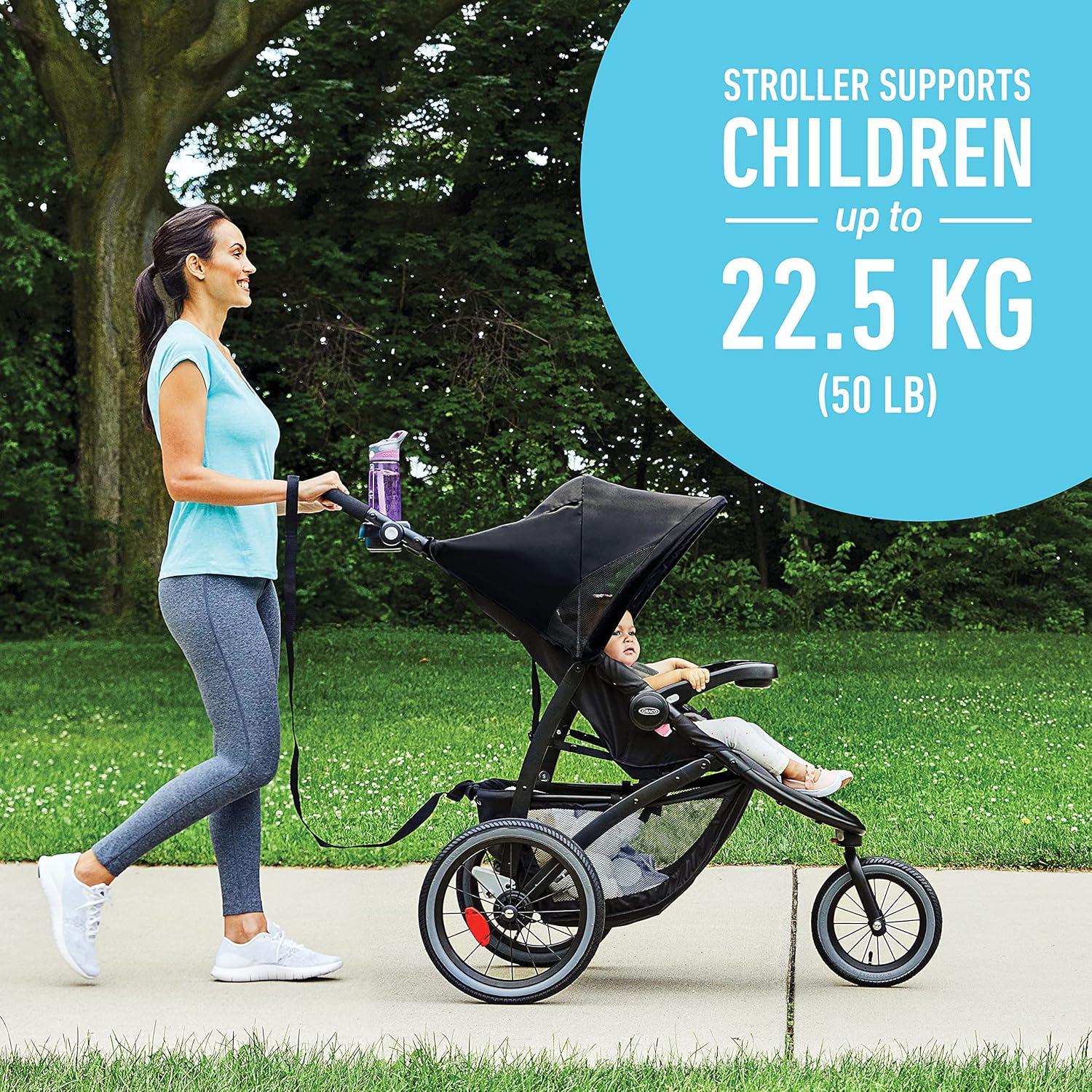 Graco FastAction Jogger LX Stroller, Drive, Infant, Unisex, 28.2 lbs