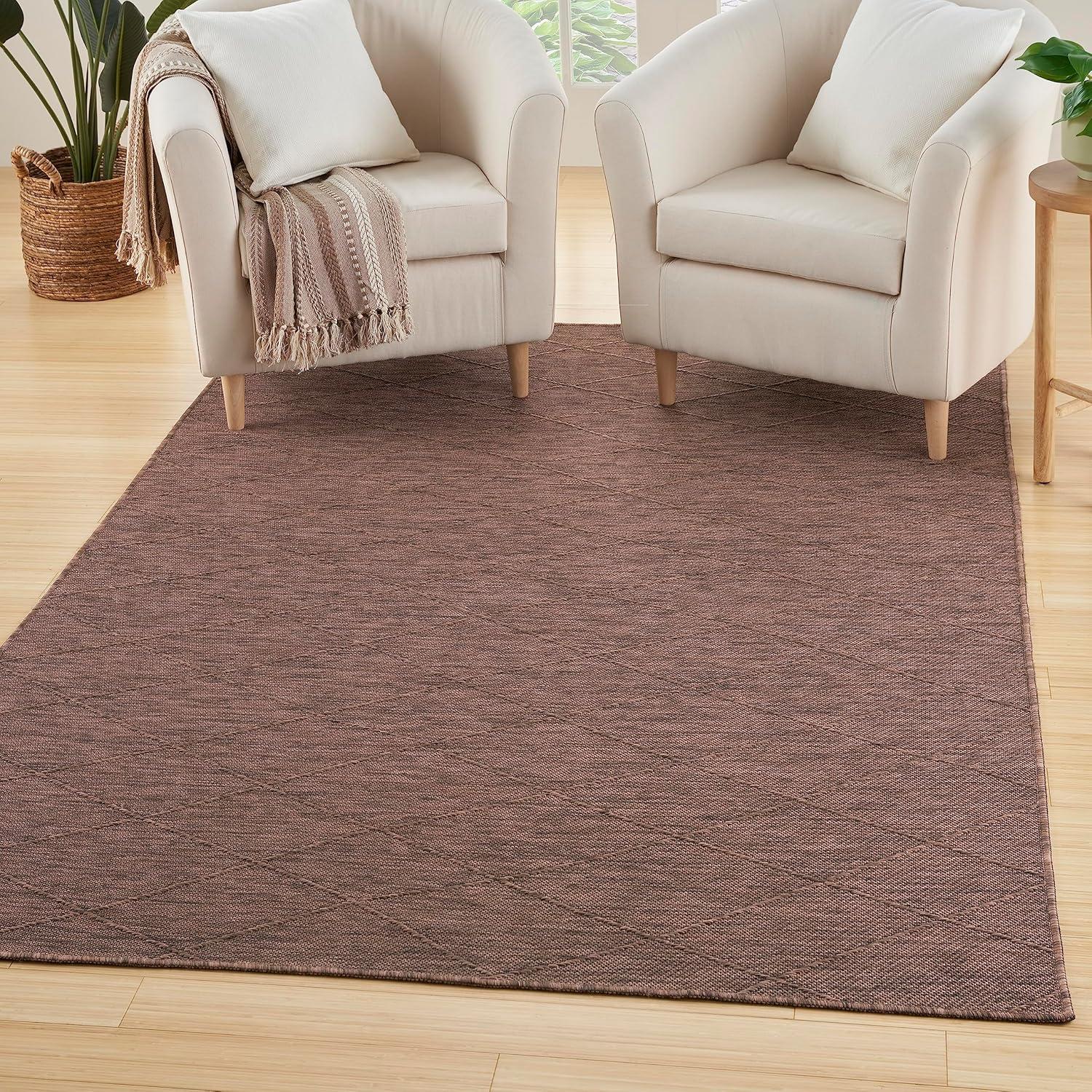 Nourison Practical Solutions Modern Non-Skid Indoor Outdoor Area Rug