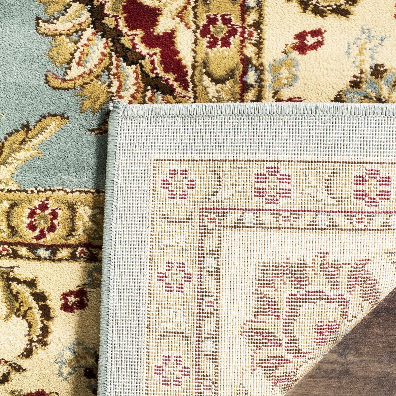Lyndhurst LNH553 Power Loomed Area Rug - Blue/Ivory - 8'x11' - Safavieh