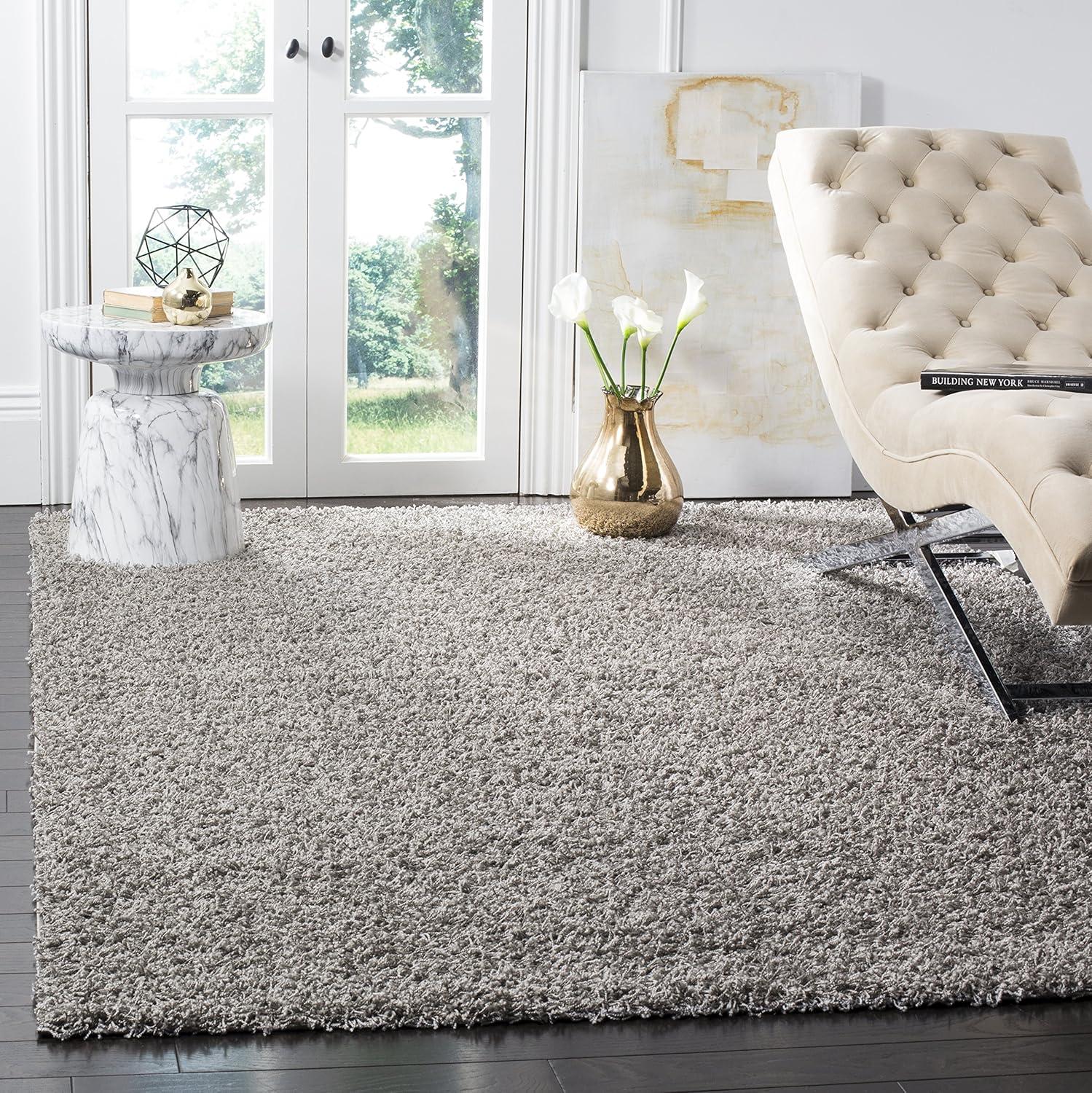 Athens Shag SGA119 Power Loomed Area Rug  - Safavieh