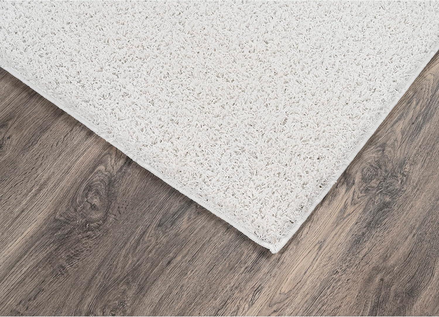 Garland Rug Southpointe Shag 9 ft. x 12 ft. Area Rug White