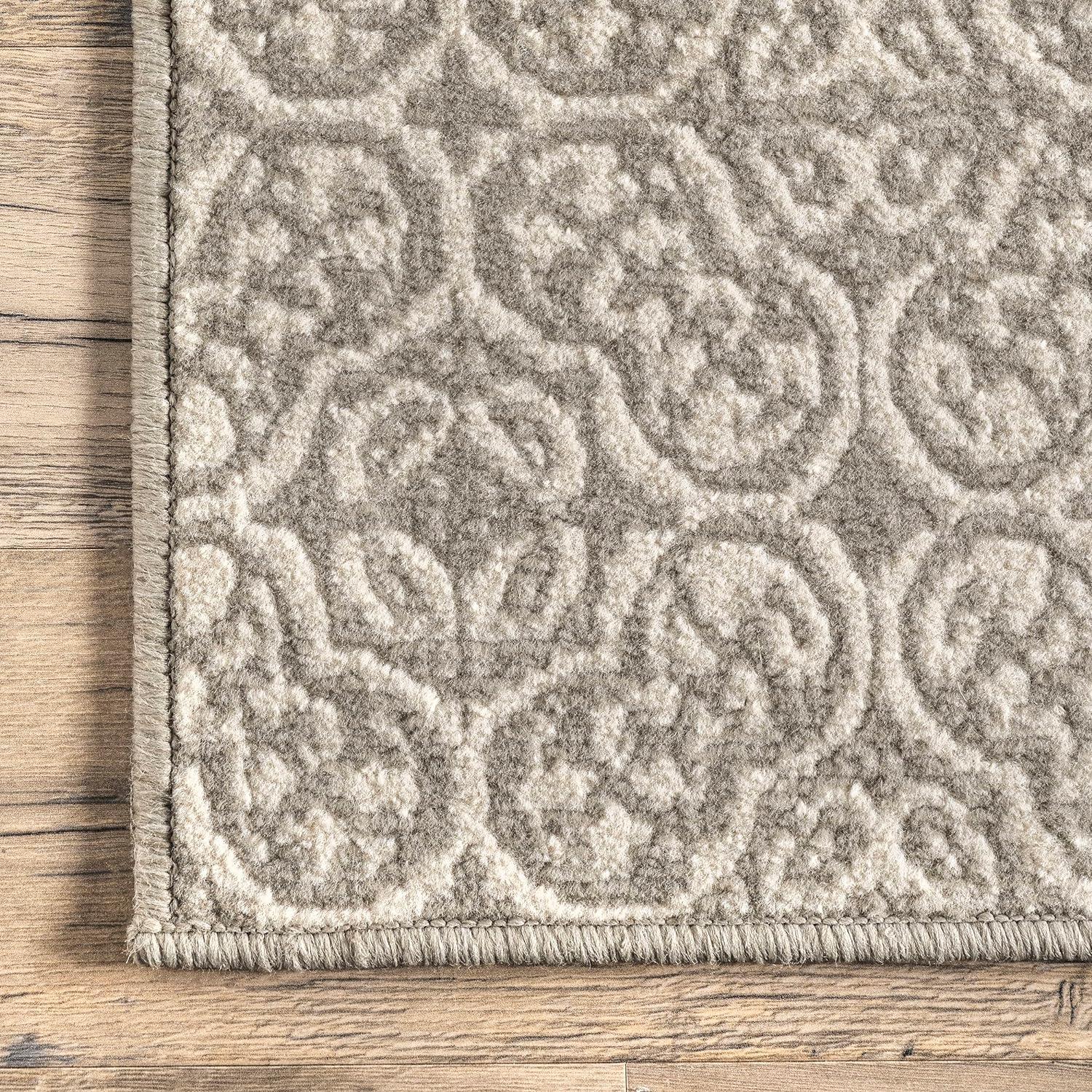 Nuloom Transitional Floral Jeanette Indoor Area Rug