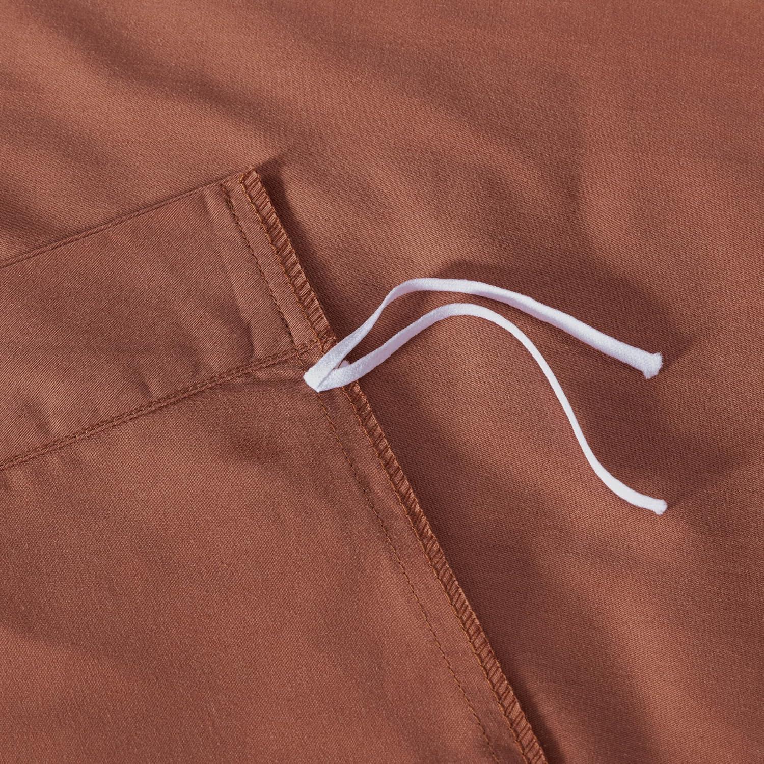 Chezmoi Collection Cotton Twill Solid Duvet Cover Set