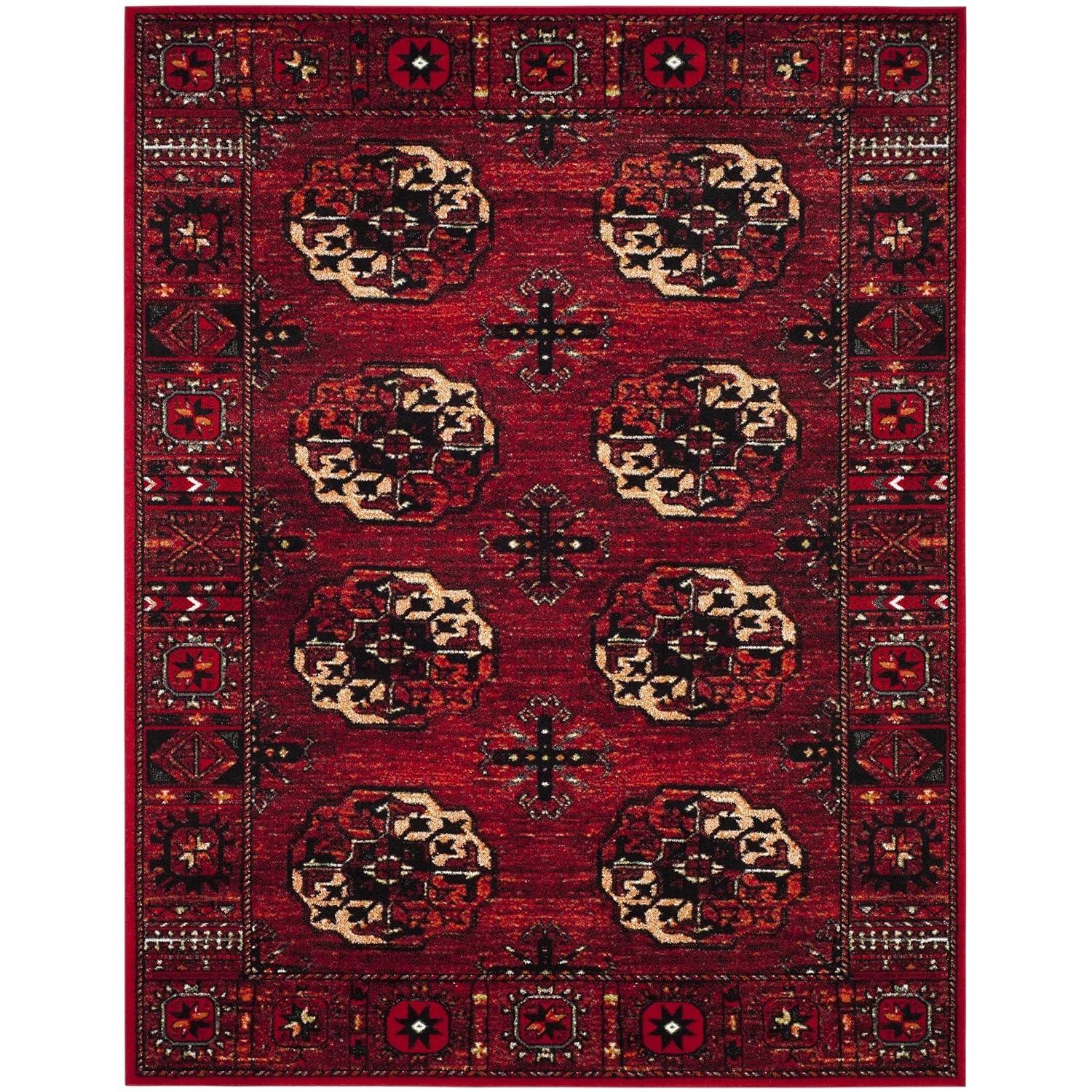 Vintage Hamadan VTH212 Power Loomed Indoor Area Rug - Red/Multi - 8'x10' - Safavieh.