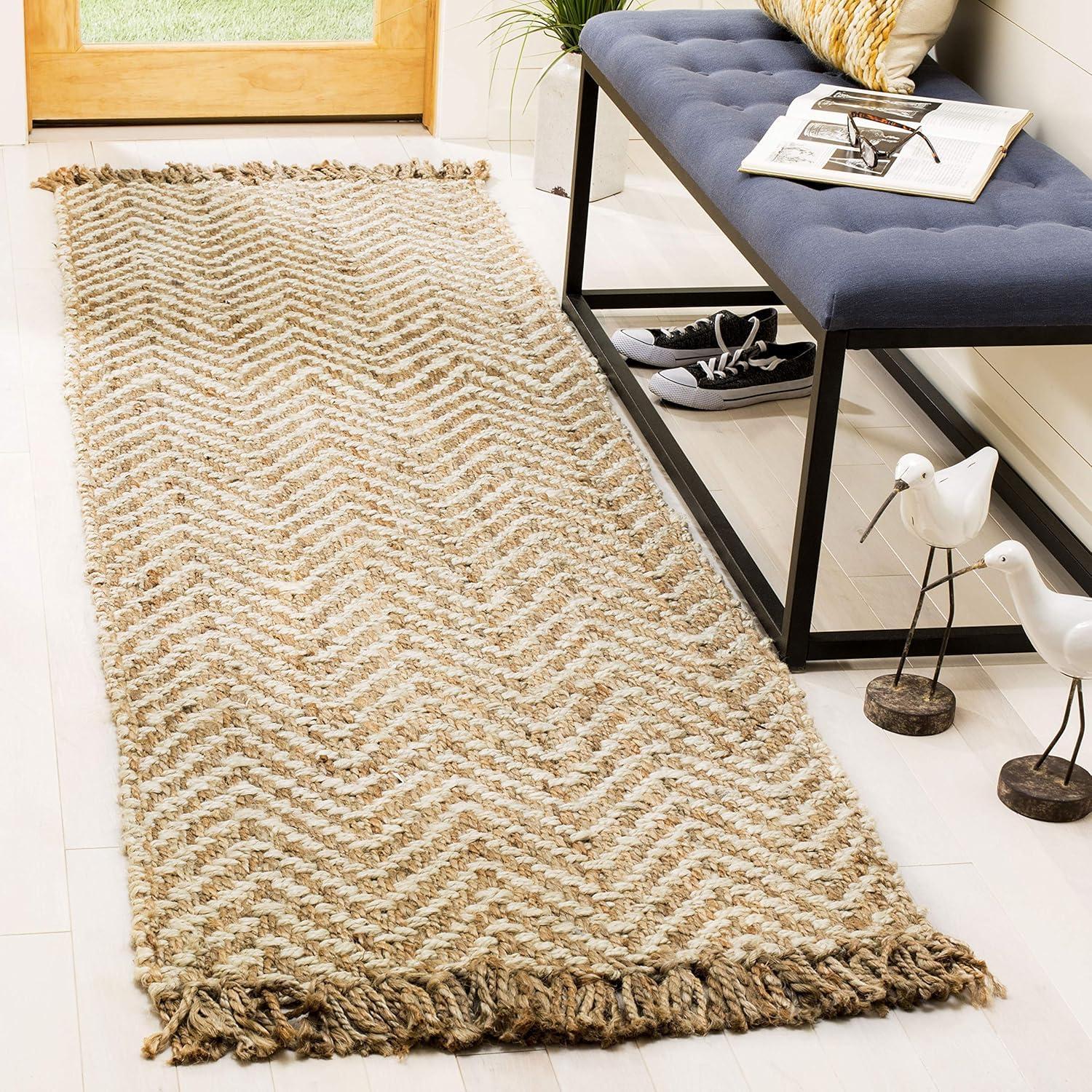 Natural Fiber NF458 Hand Woven Area Rug  - Safavieh