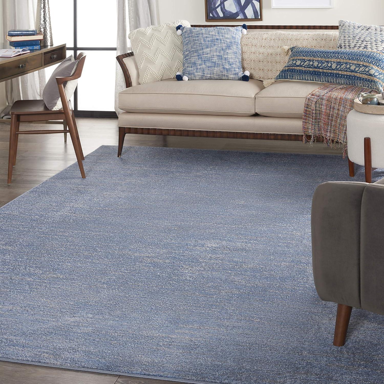 Nourison Nourison Essentials NRE01 Indoor/outdoor Area Rug - Blue/Grey 10' x 14'