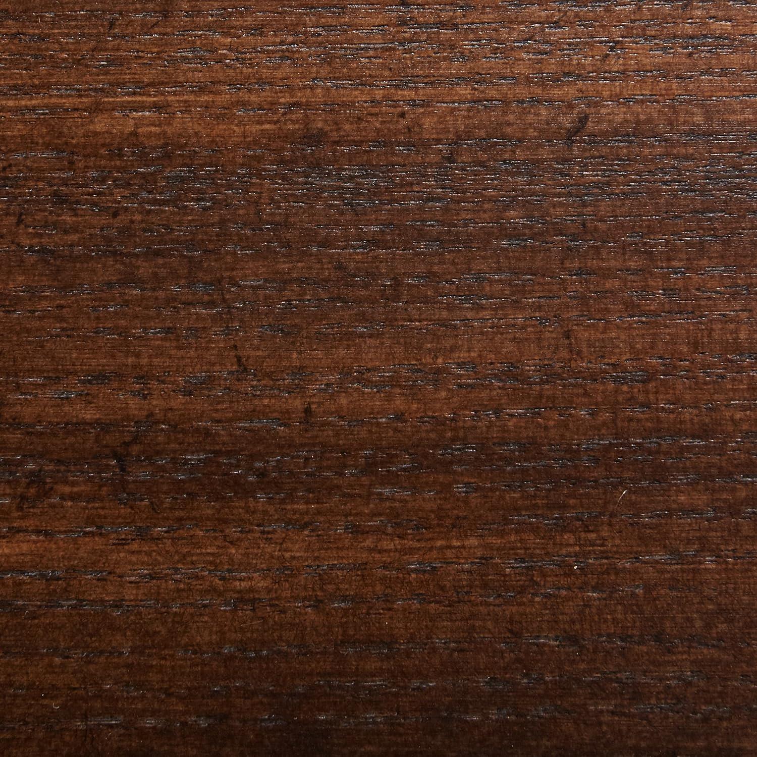 Progressive Furniture Landmark Rectangular Wood End Table in Walnut Brown