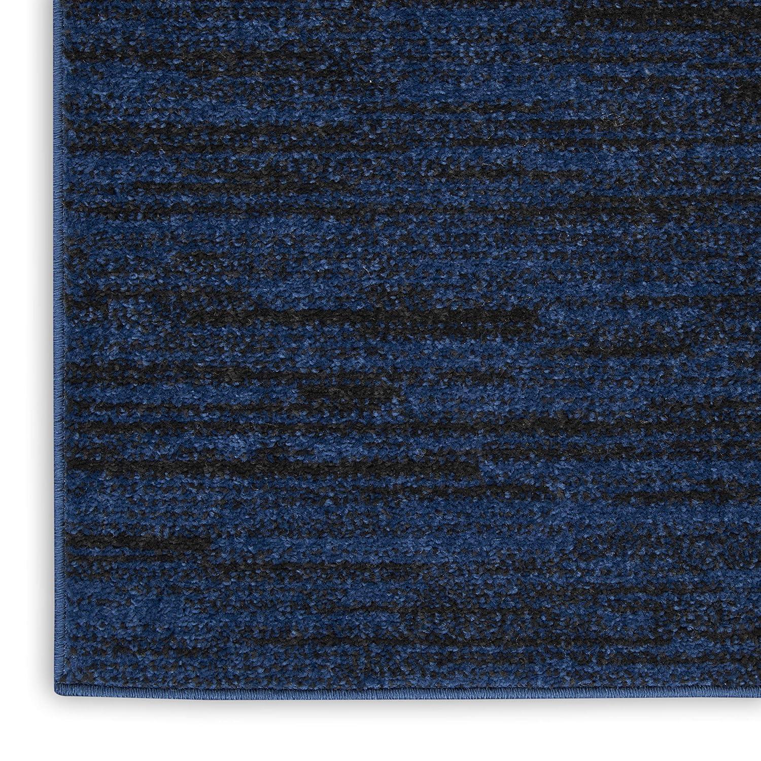 Nourison Nourison Essentials NRE01 Indoor/outdoor Area Rug - Midnight Blue 5' x 7'