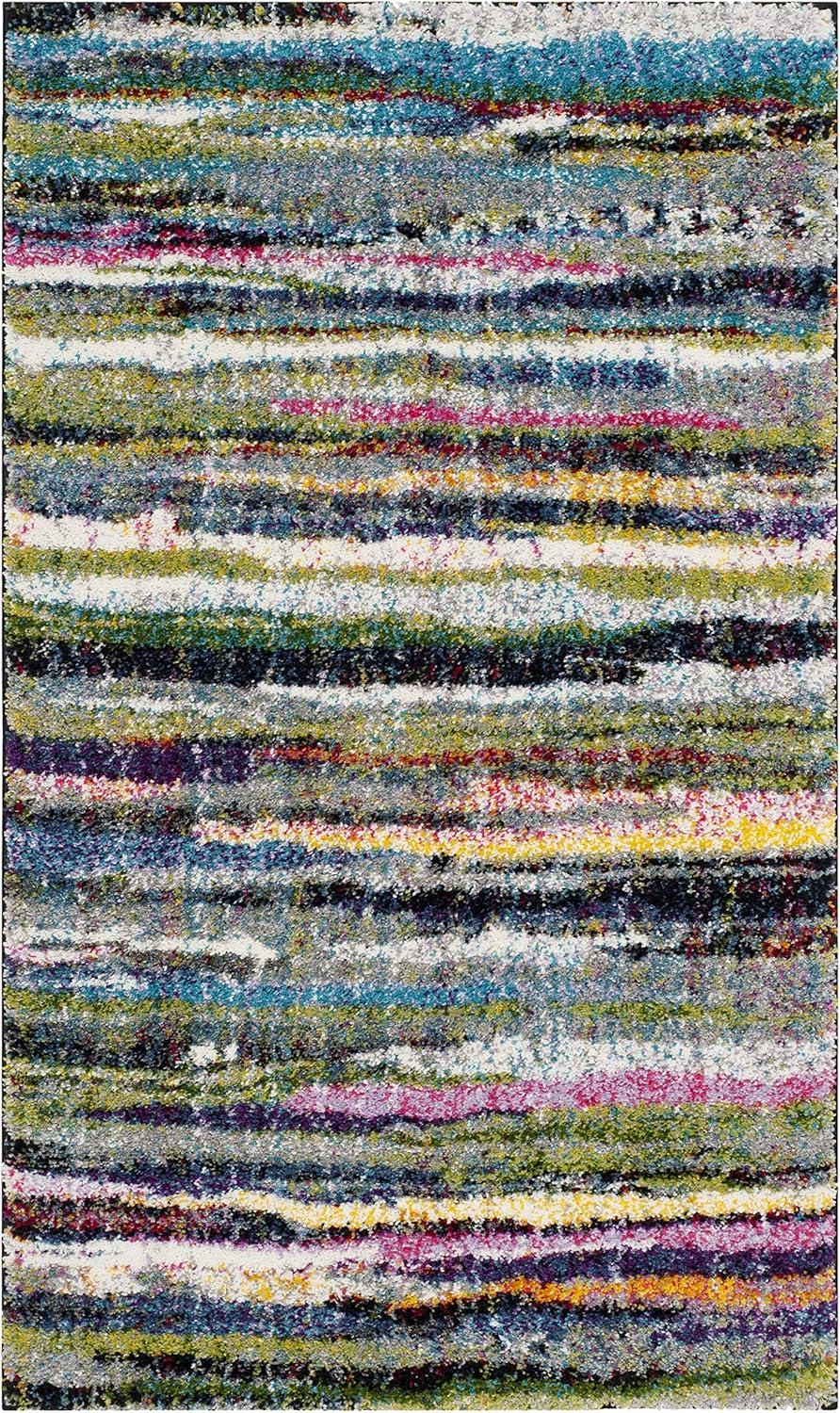 SAFAVIEH Fiesta Shag Collection FSG367M Multi Rug