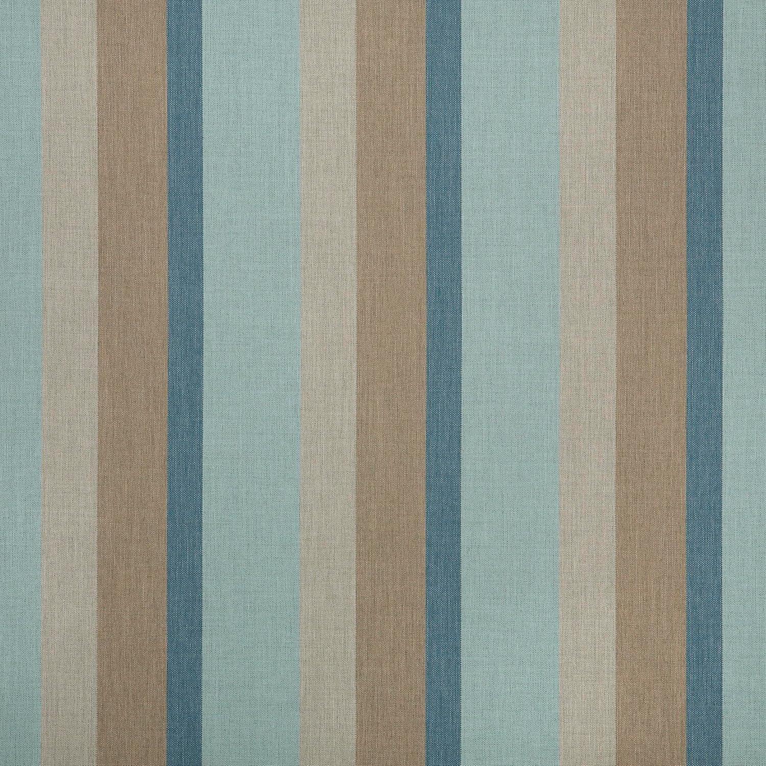 Casual Cushion Stripe Sunbrella® Fabric 1-Piece Outdoor Chaise Cushion, 22.5"W x 74"L, Gateway Mist