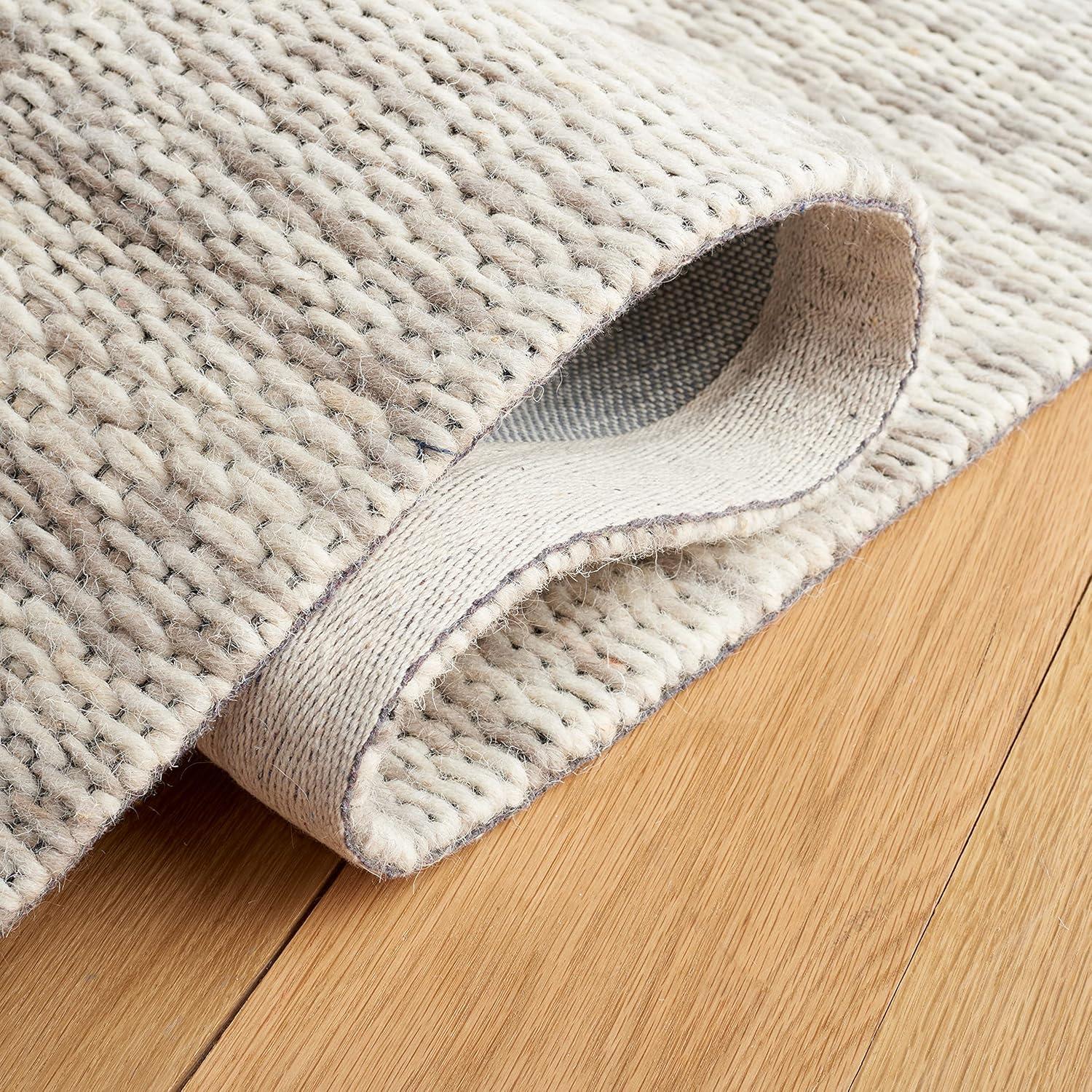 Marbella MRB311 Hand Woven Indoor Area Rug - Blue/Ivory - 5'x8' - Safavieh