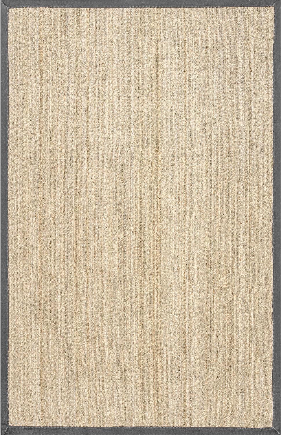 Elijah Dark Gray Seagrass 3' x 5' Area Rug