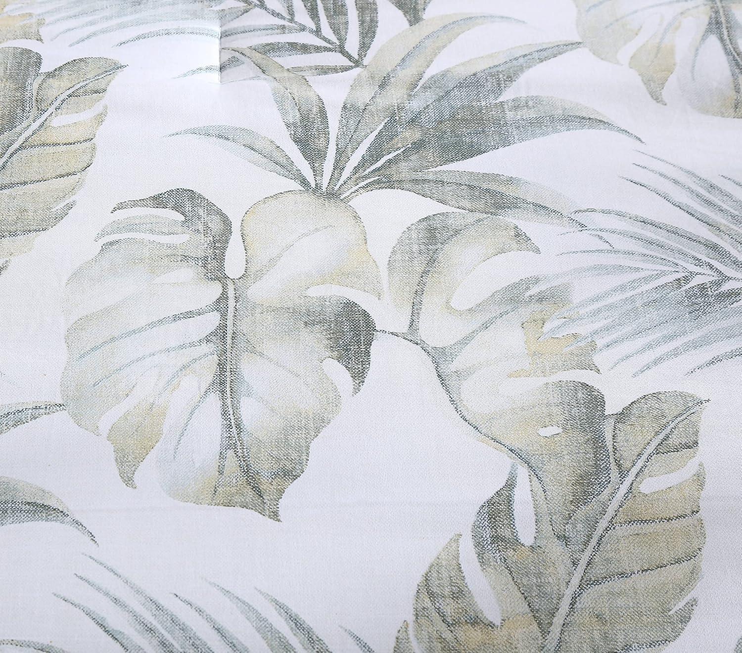 Tommy Bahama Home Tommy Bahama Waimea Bay Green Cotton Reversible Comforter Set