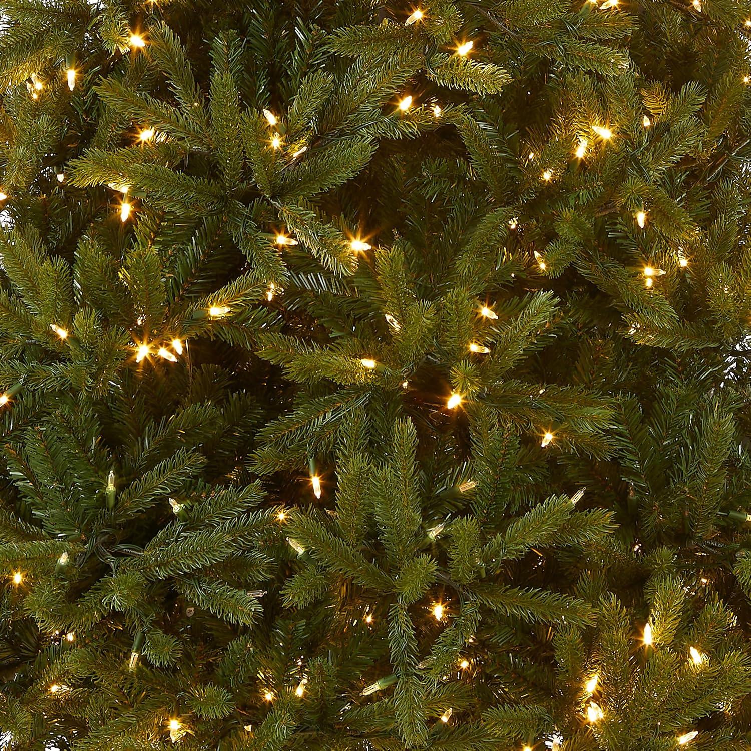 6.5' Prelit LED Medium Jersey Fraser Fir Artificial Christmas Tree Dual Color Lights - National Tree Company