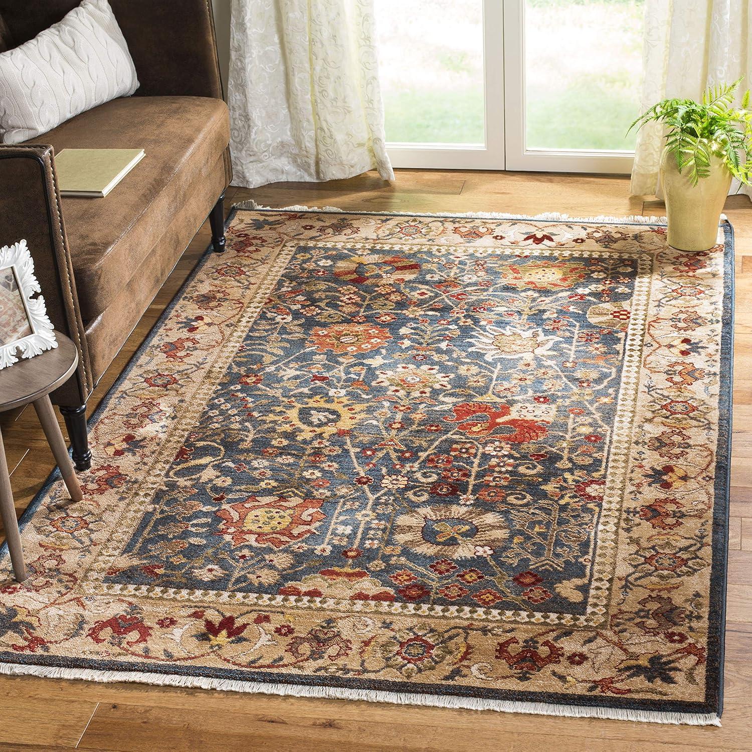 Kashan KSN303 Power Loomed Rugs - Safavieh