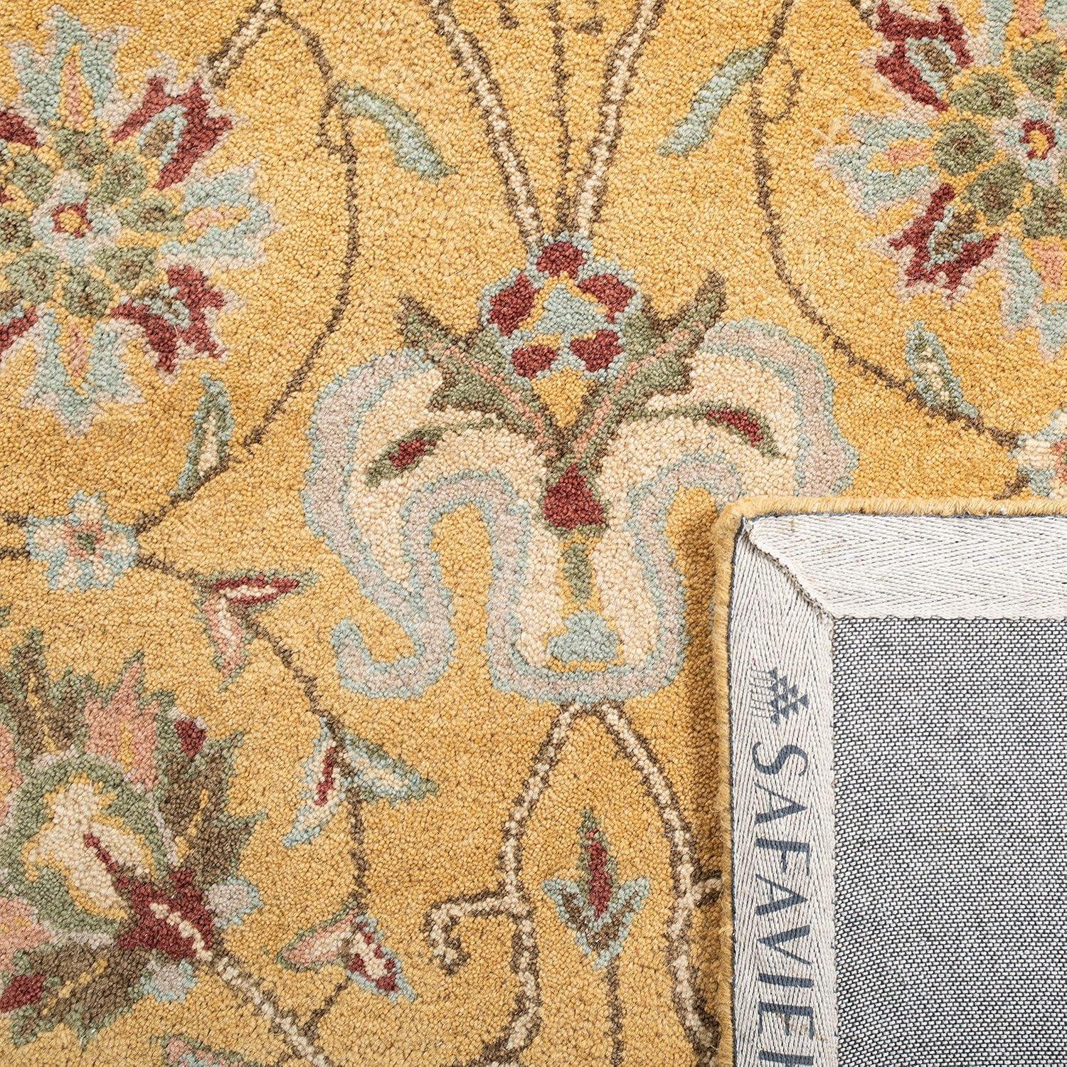 Antiquity AT21 Hand Tufted Indoor Area Rug - Gold - 4'x6' - Safavieh