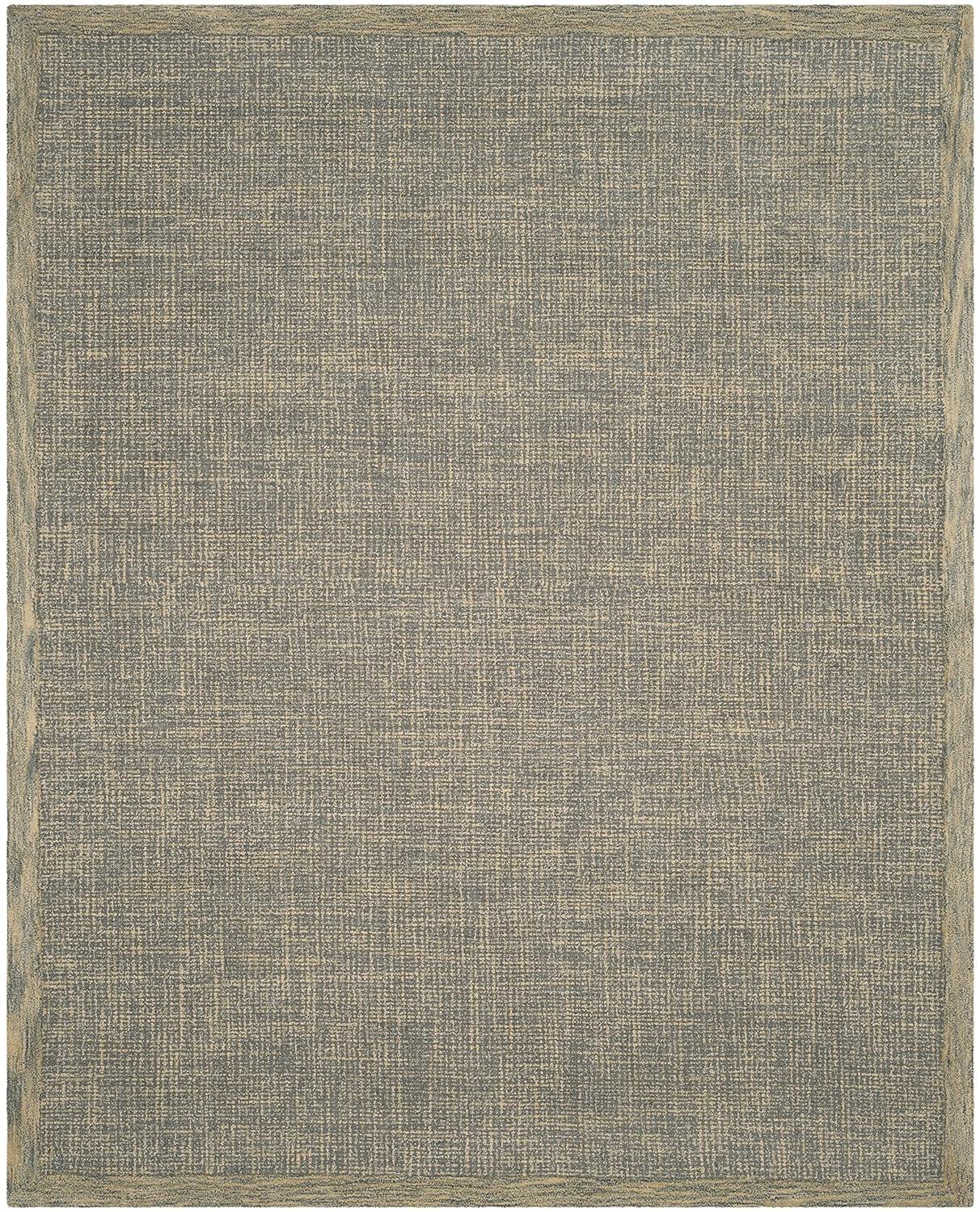Abstract ABT220 Handmade Indoor Area Rug - Gold/Grey - 8'x10' - Safavieh