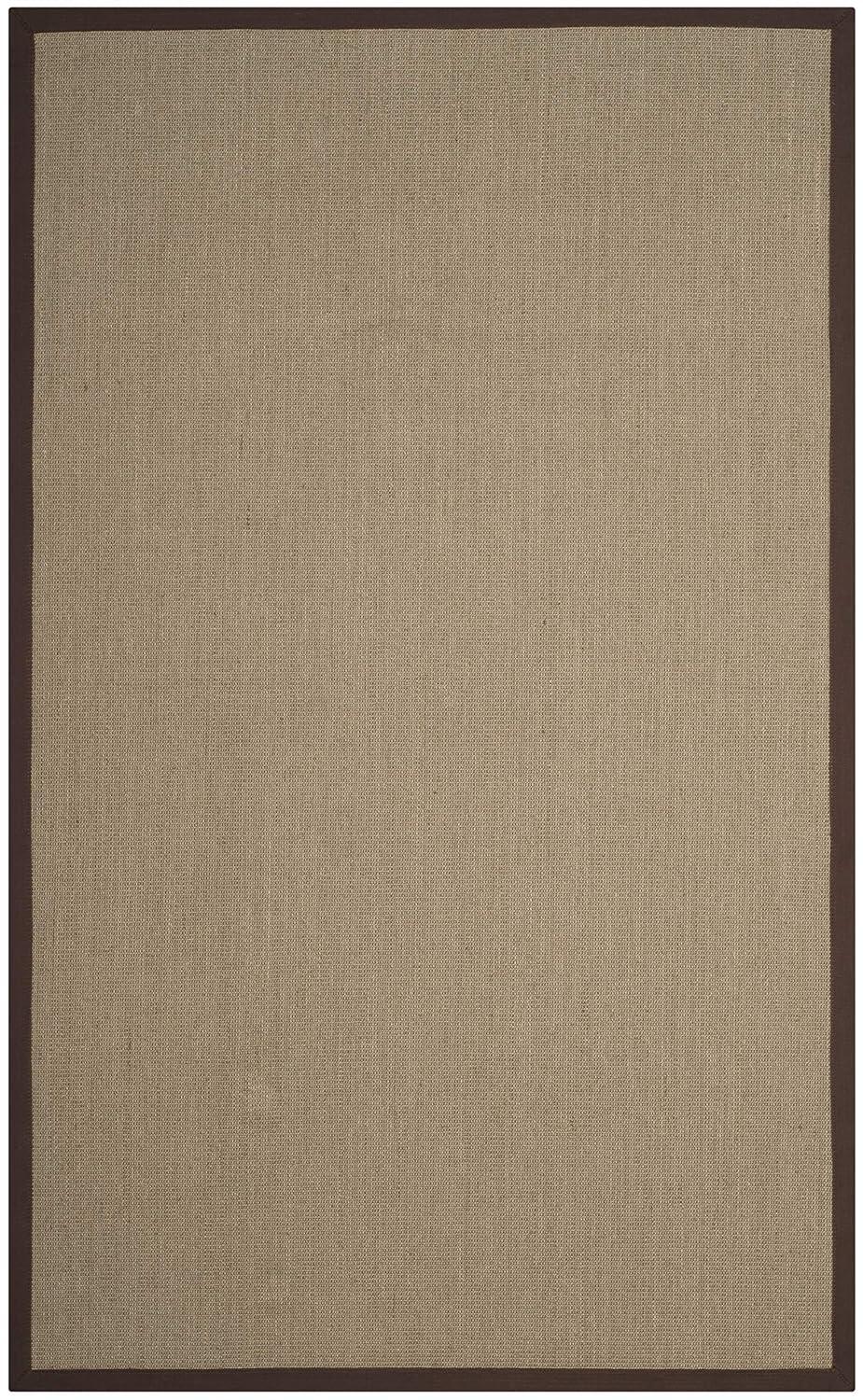 Natural Fiber NF131 Power Loomed Indoor Area Rug - Sage/Brown - 5'x8' - Safavieh