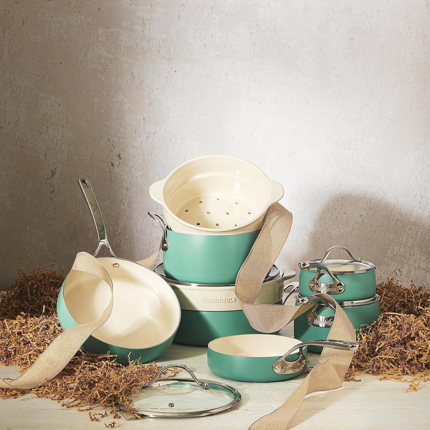 12 - Piece Non-Stick Aluminum Cookware Set